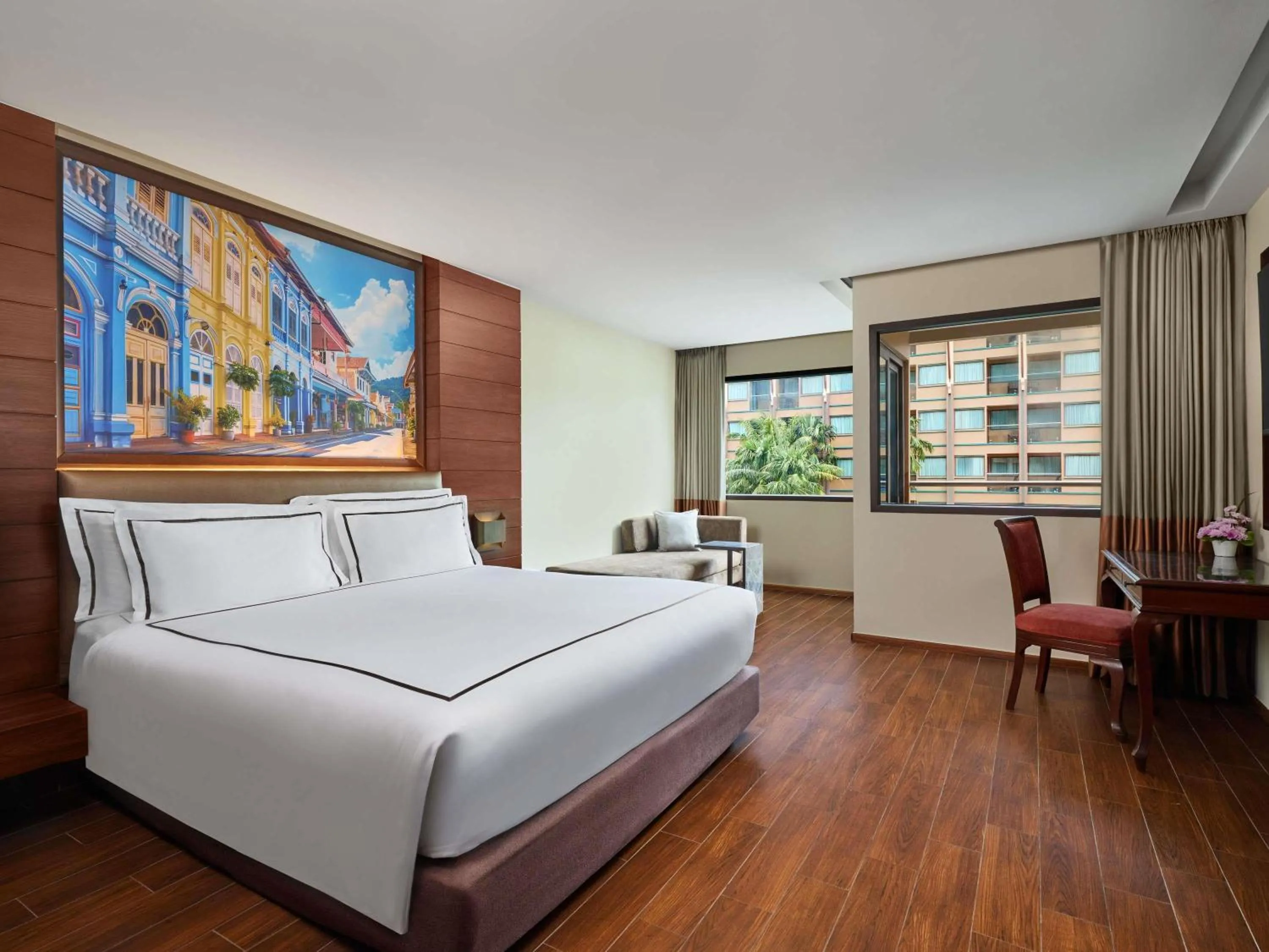 Bedroom, Bed in Novotel Phuket Vintage Park Resort