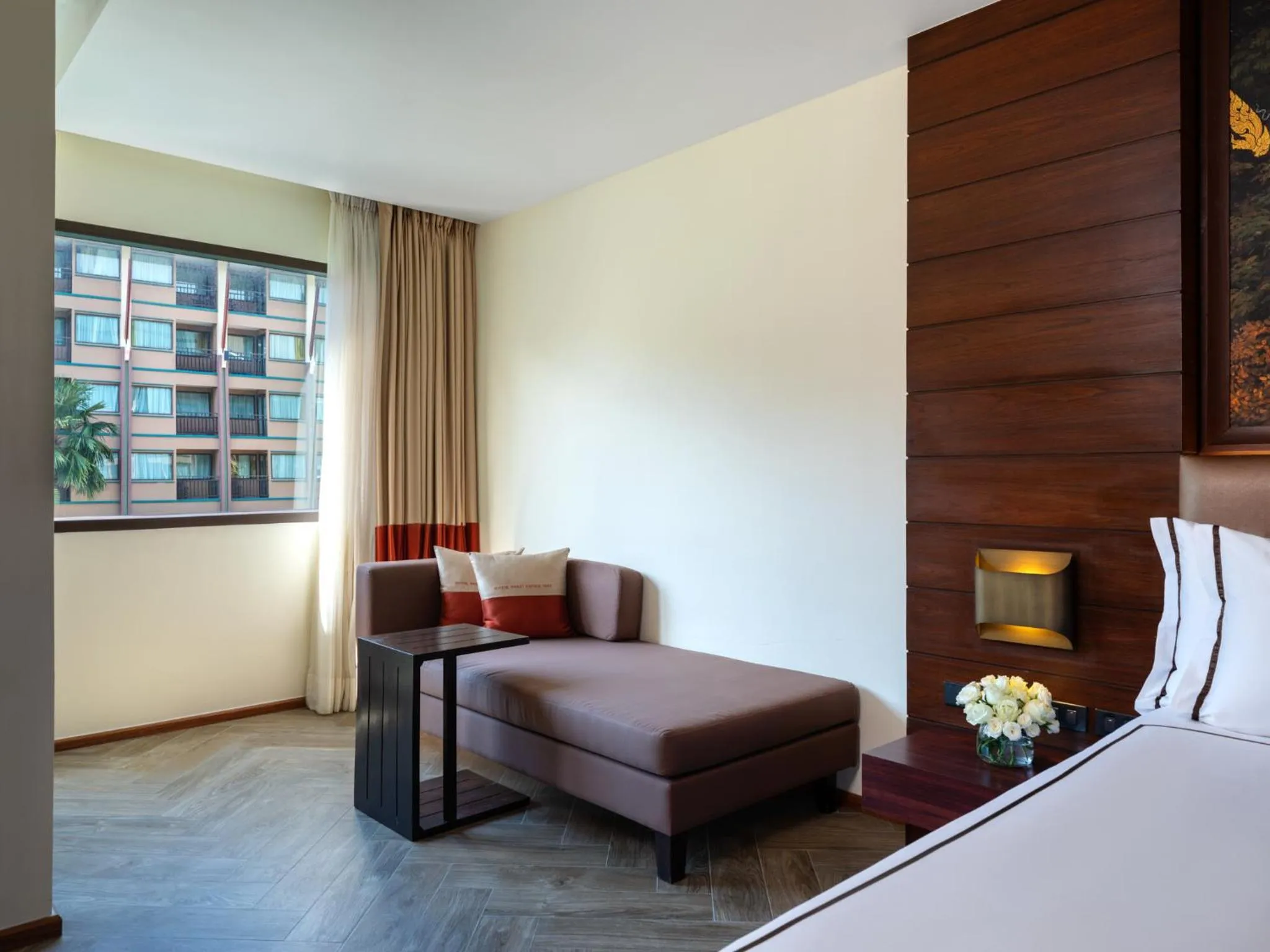 Seating area, Bed in Novotel Phuket Vintage Park Resort