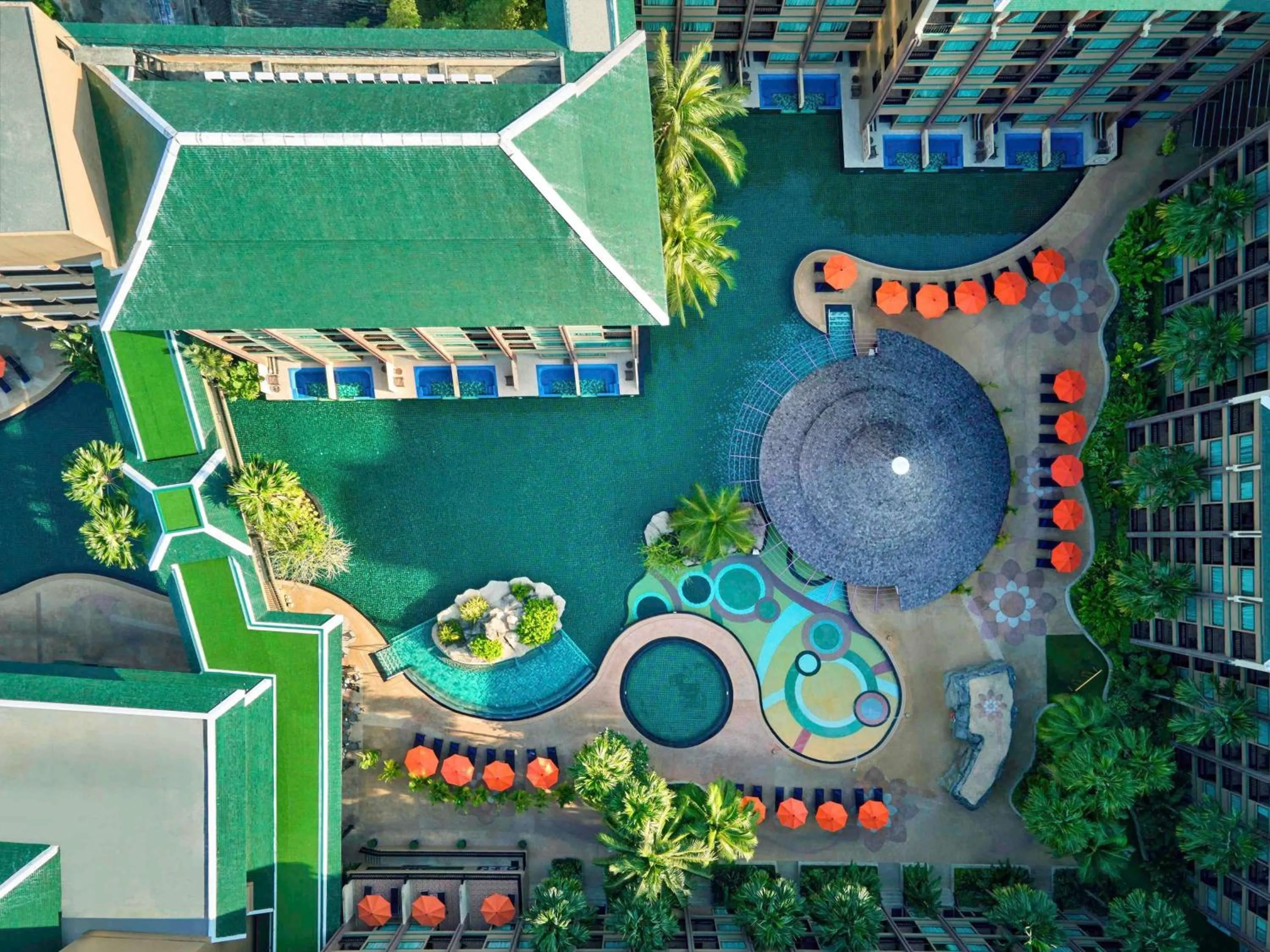 Pool view in Novotel Phuket Vintage Park Resort