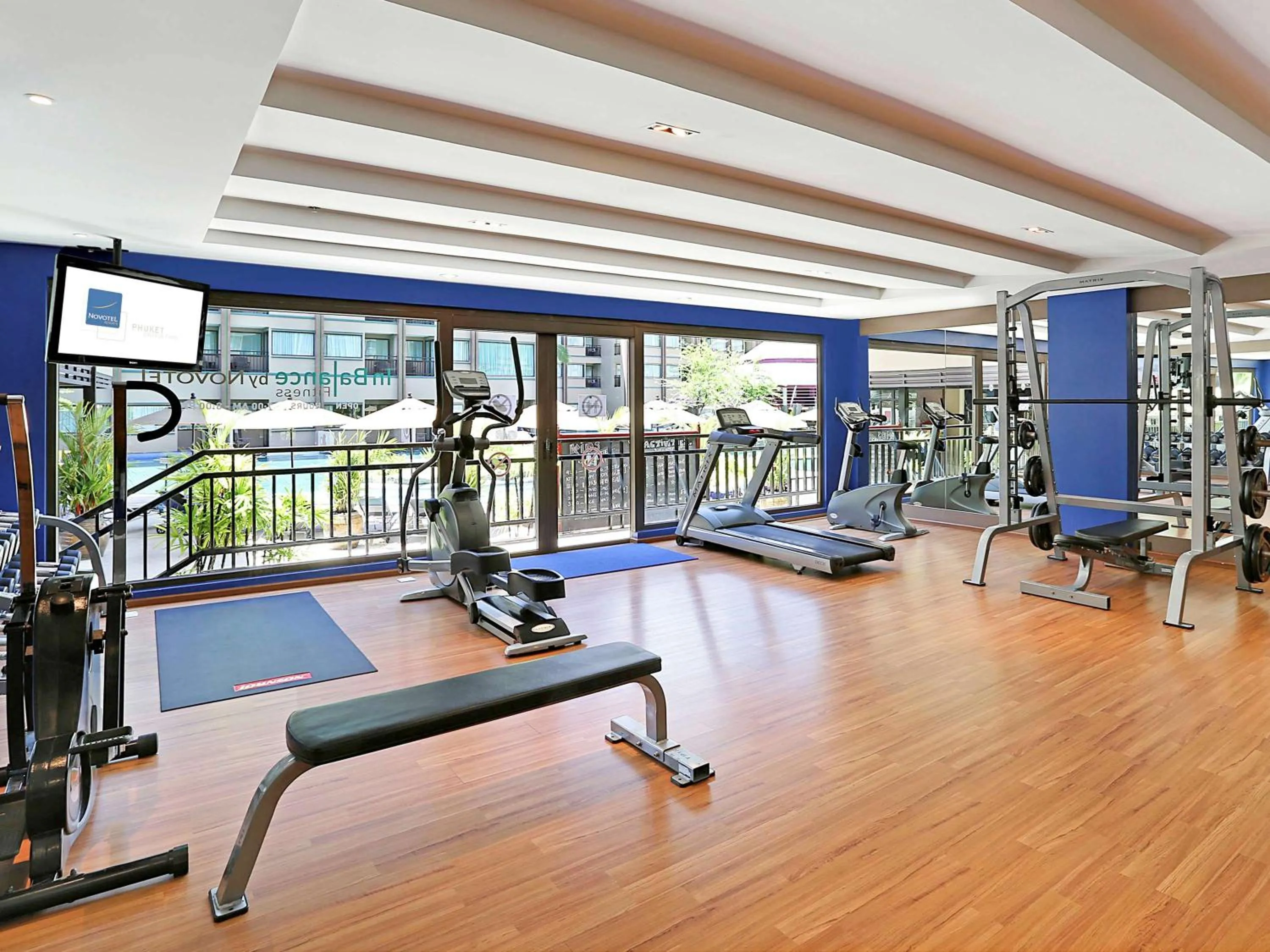 Fitness centre/facilities in Novotel Phuket Vintage Park Resort