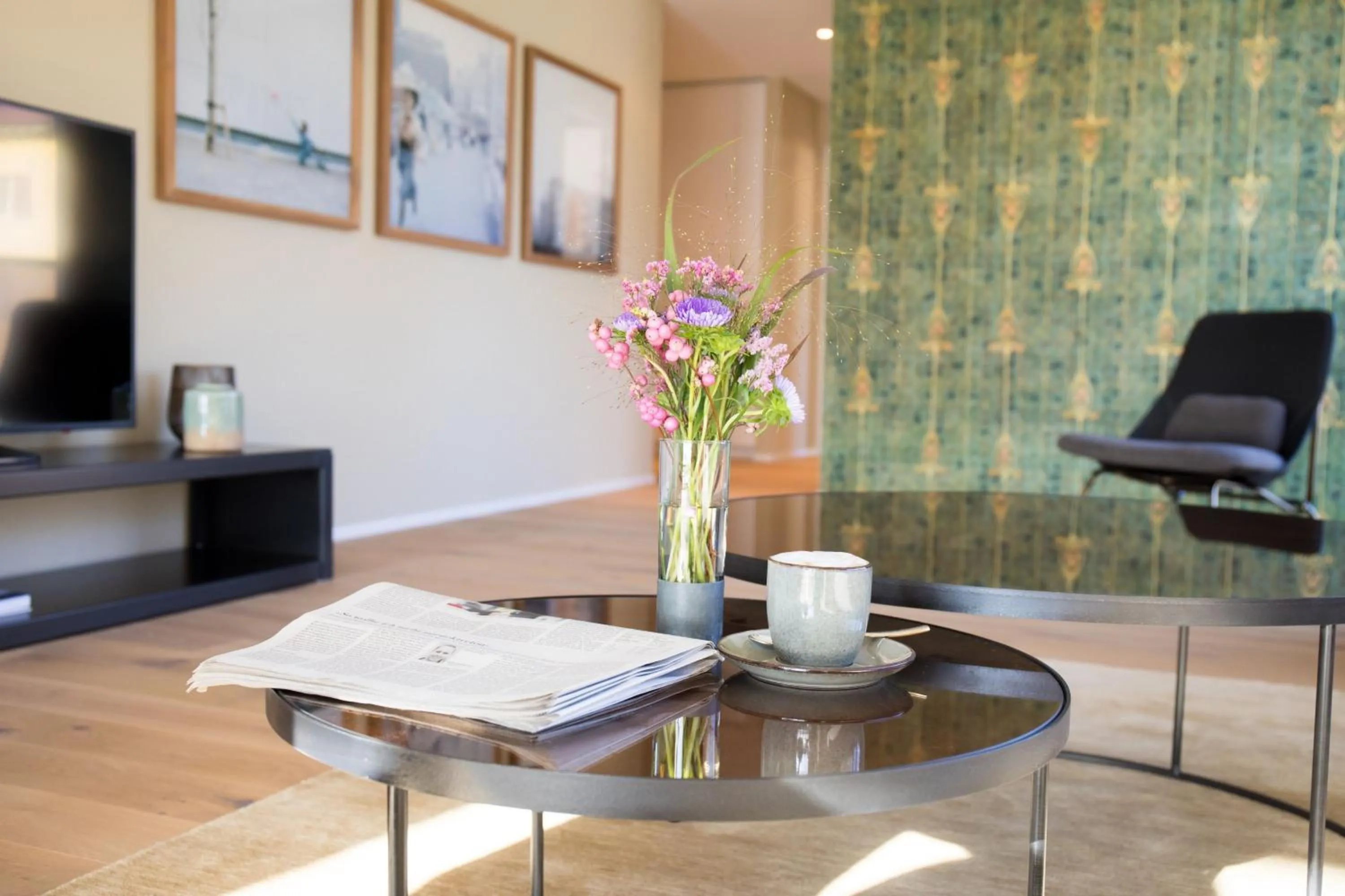 Decorative detail in Gubelhof Suites