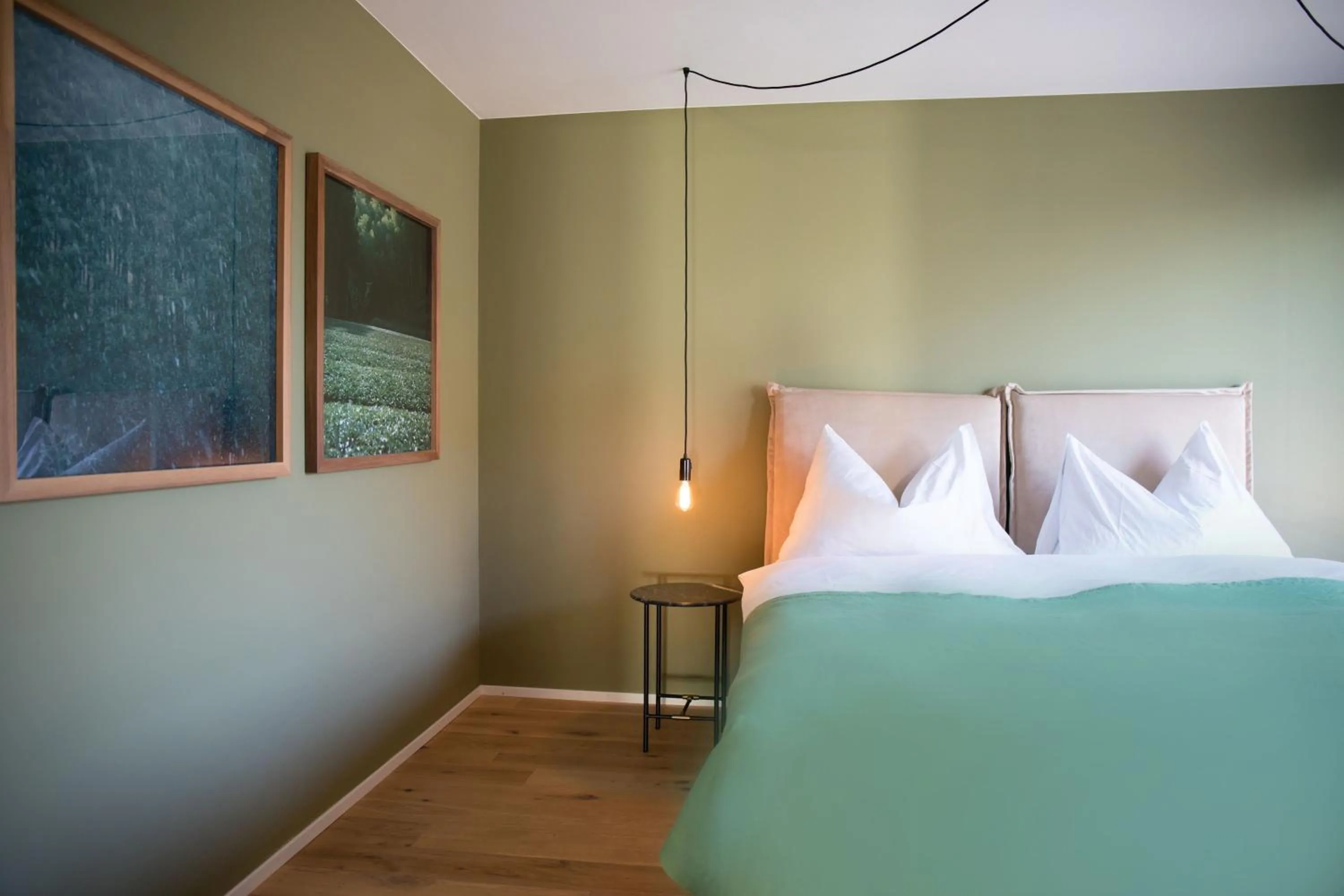 Bed in Gubelhof Suites