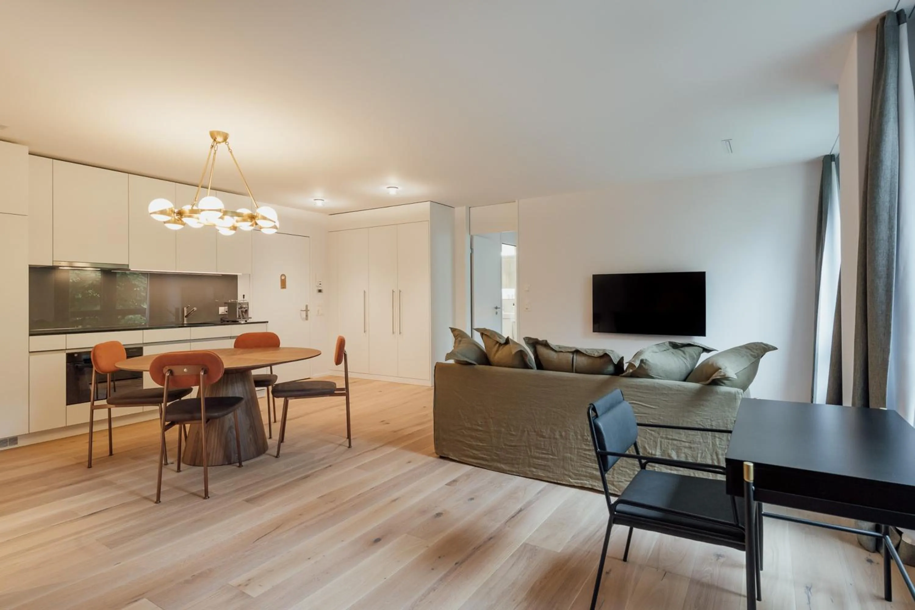 Living room in Gubelhof Suites