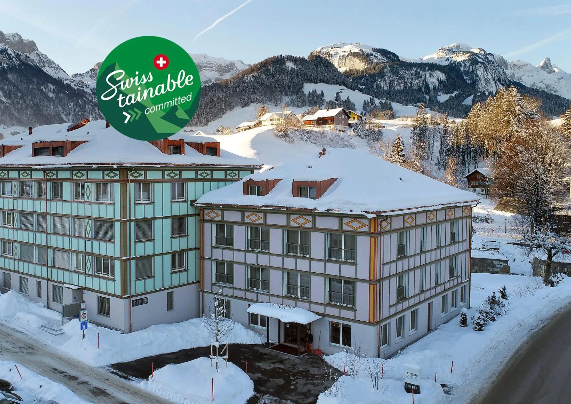 Property building in Lodge Hof Weissbad