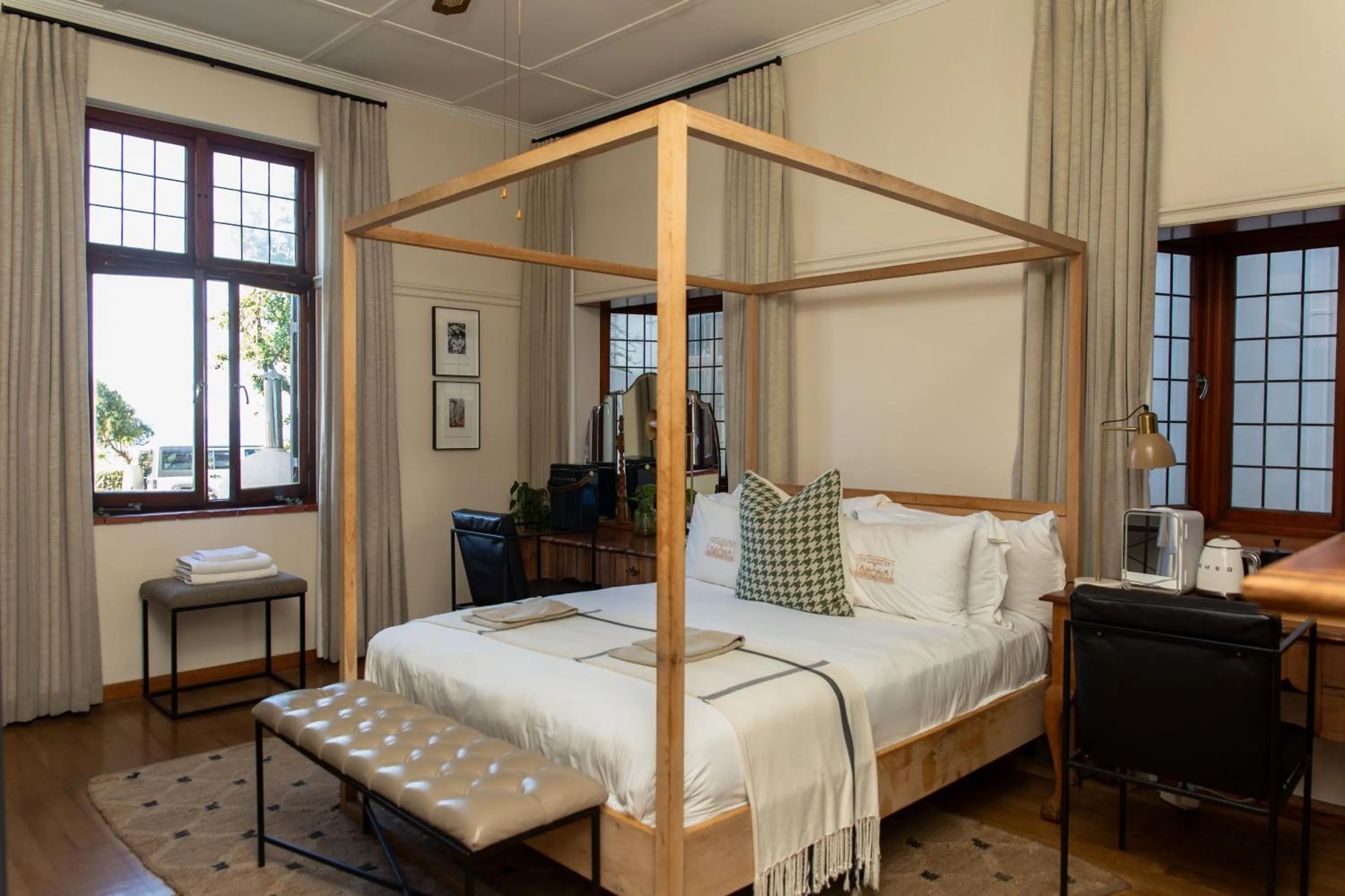 Bed in Sonnekus Boutique Hotel & Bistro