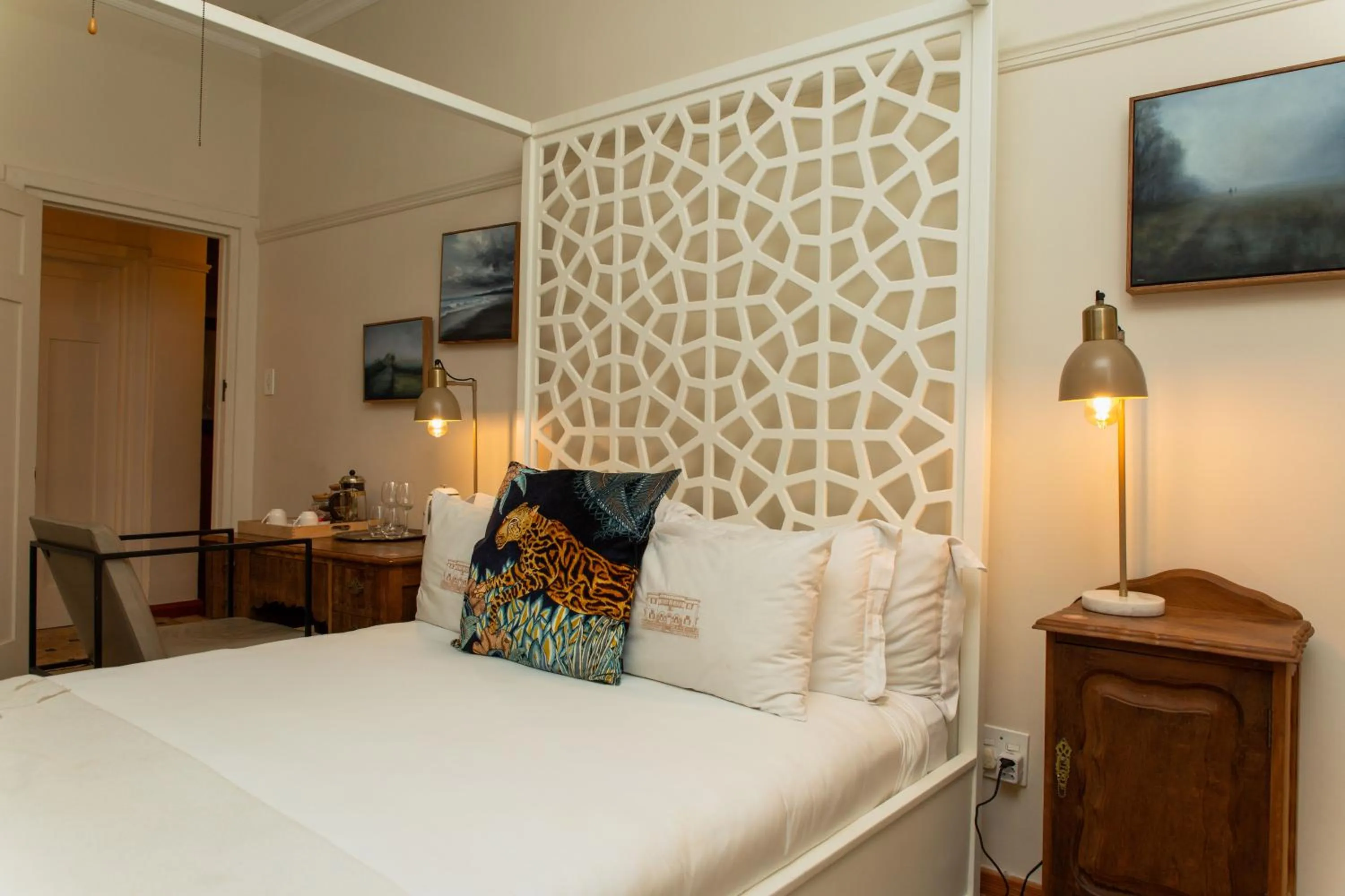 Bed in Sonnekus Boutique Hotel & Bistro