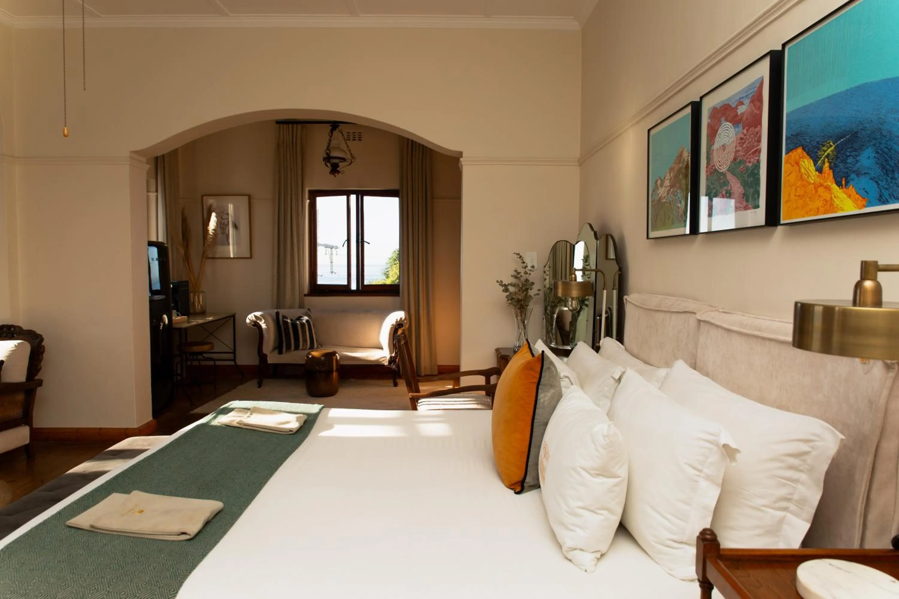 Bed in Sonnekus Boutique Hotel & Bistro