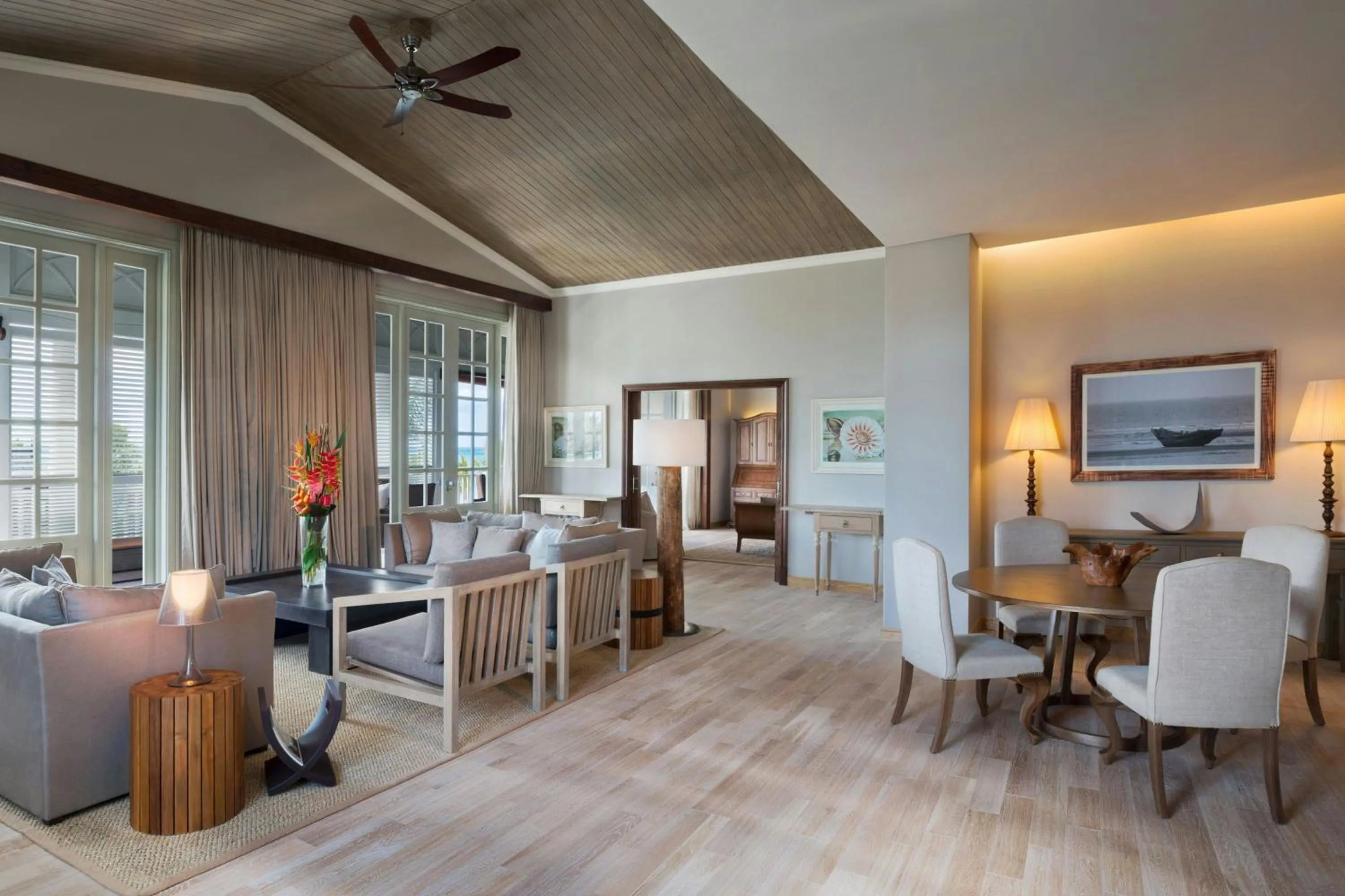 Living room in The St. Regis Le Morne Resort, Mauritius