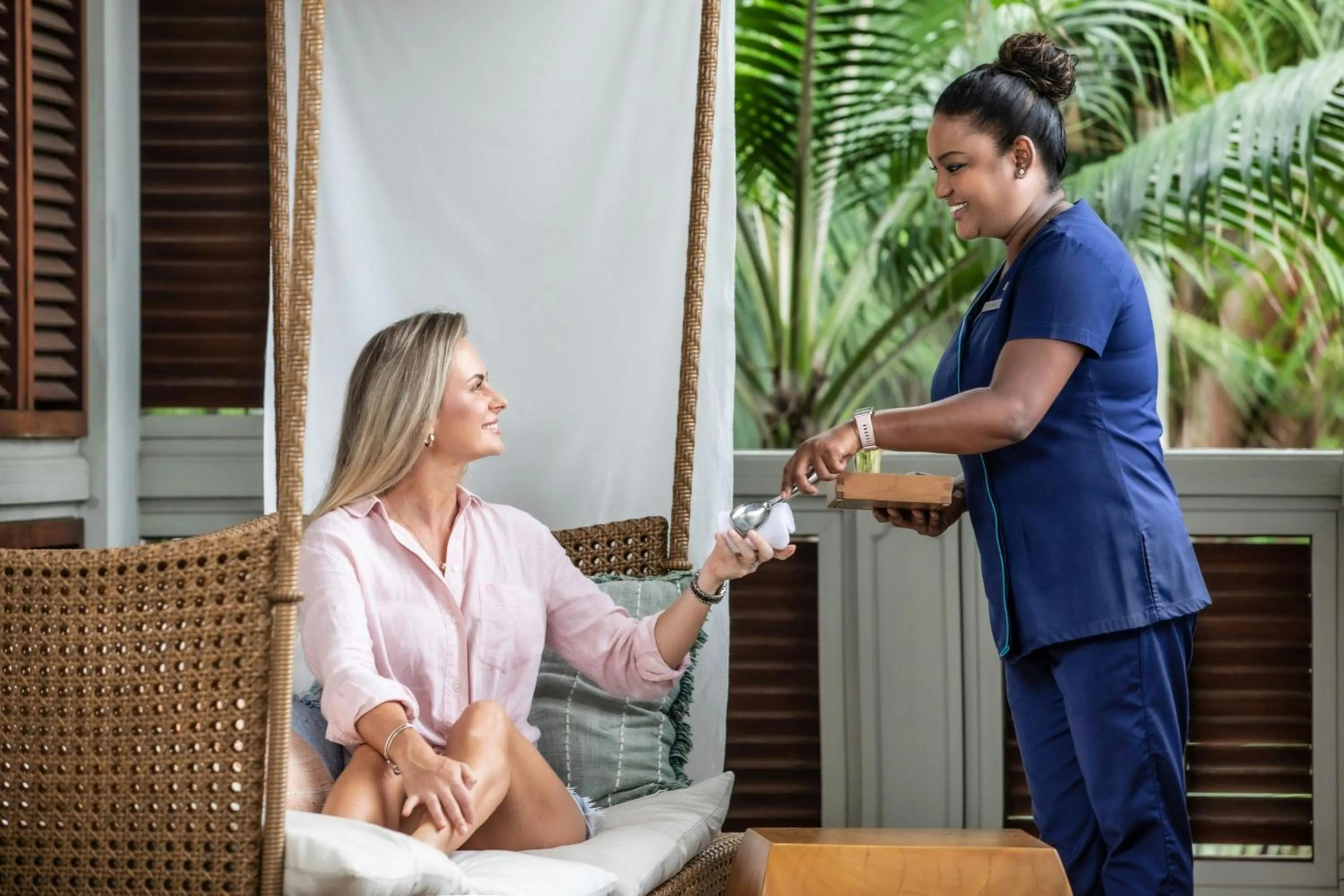 Spa and wellness centre/facilities in The St. Regis Le Morne Resort, Mauritius