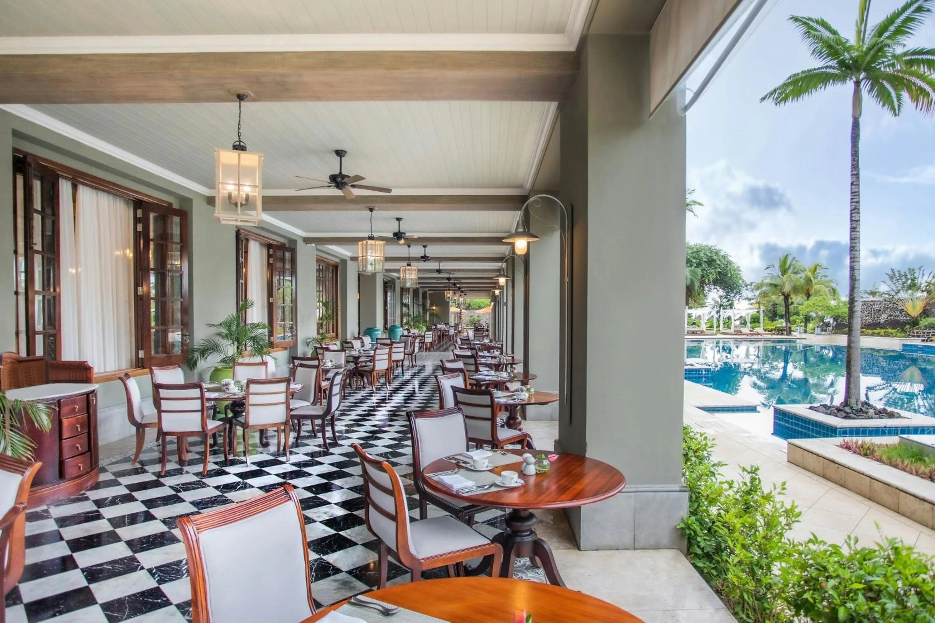 Swimming pool in The St. Regis Le Morne Resort, Mauritius