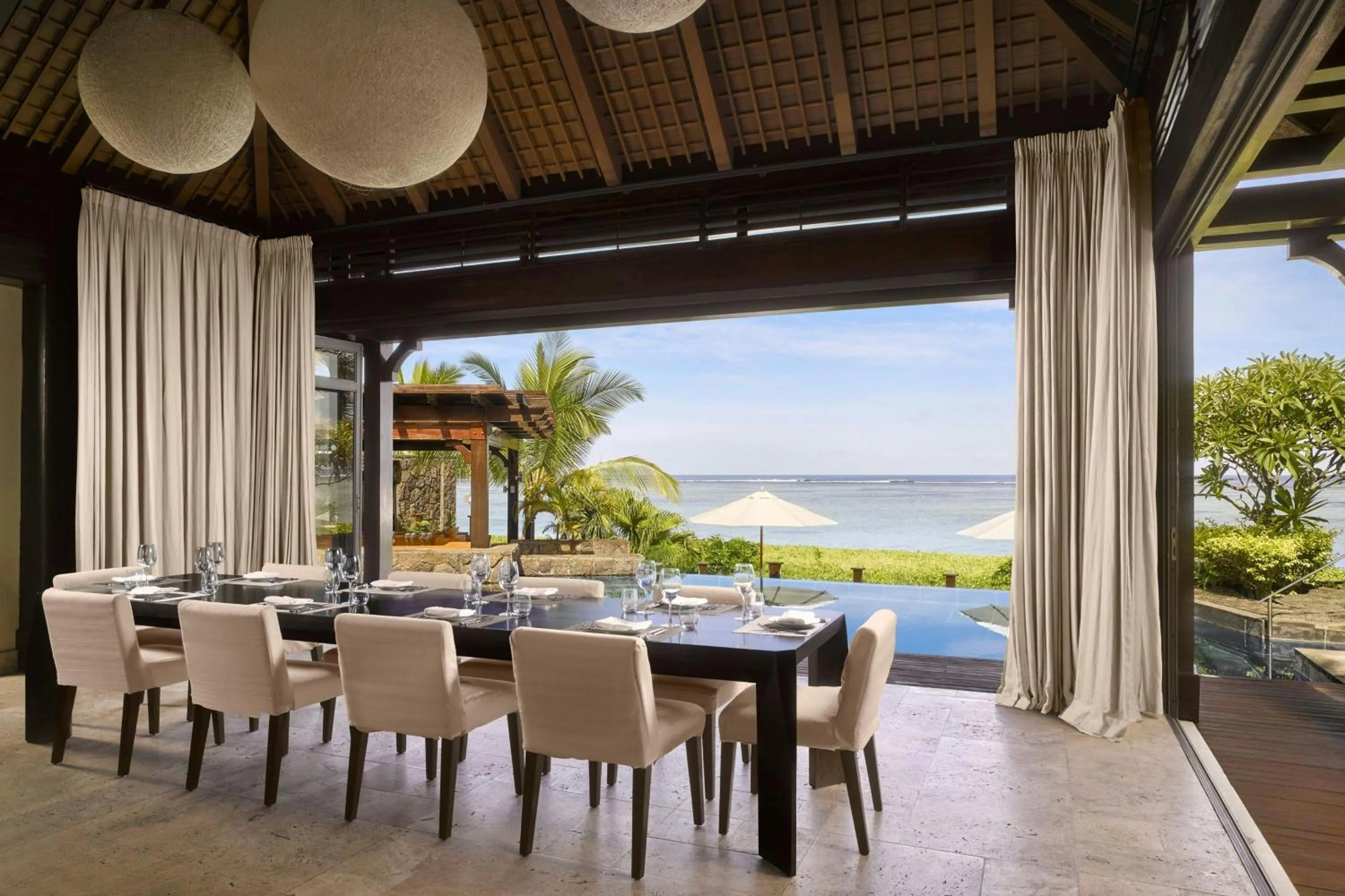 Beach in The St. Regis Le Morne Resort, Mauritius