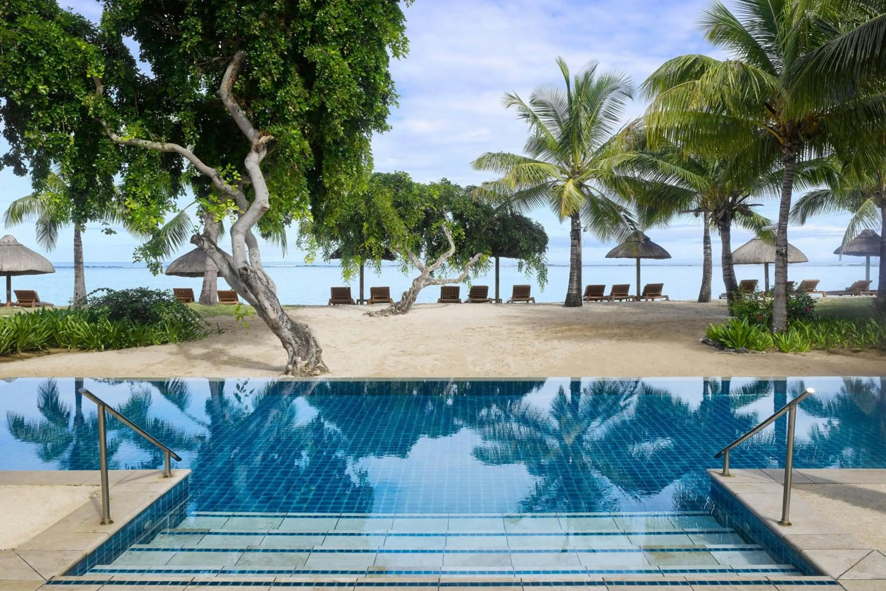 Swimming pool in The St. Regis Le Morne Resort, Mauritius