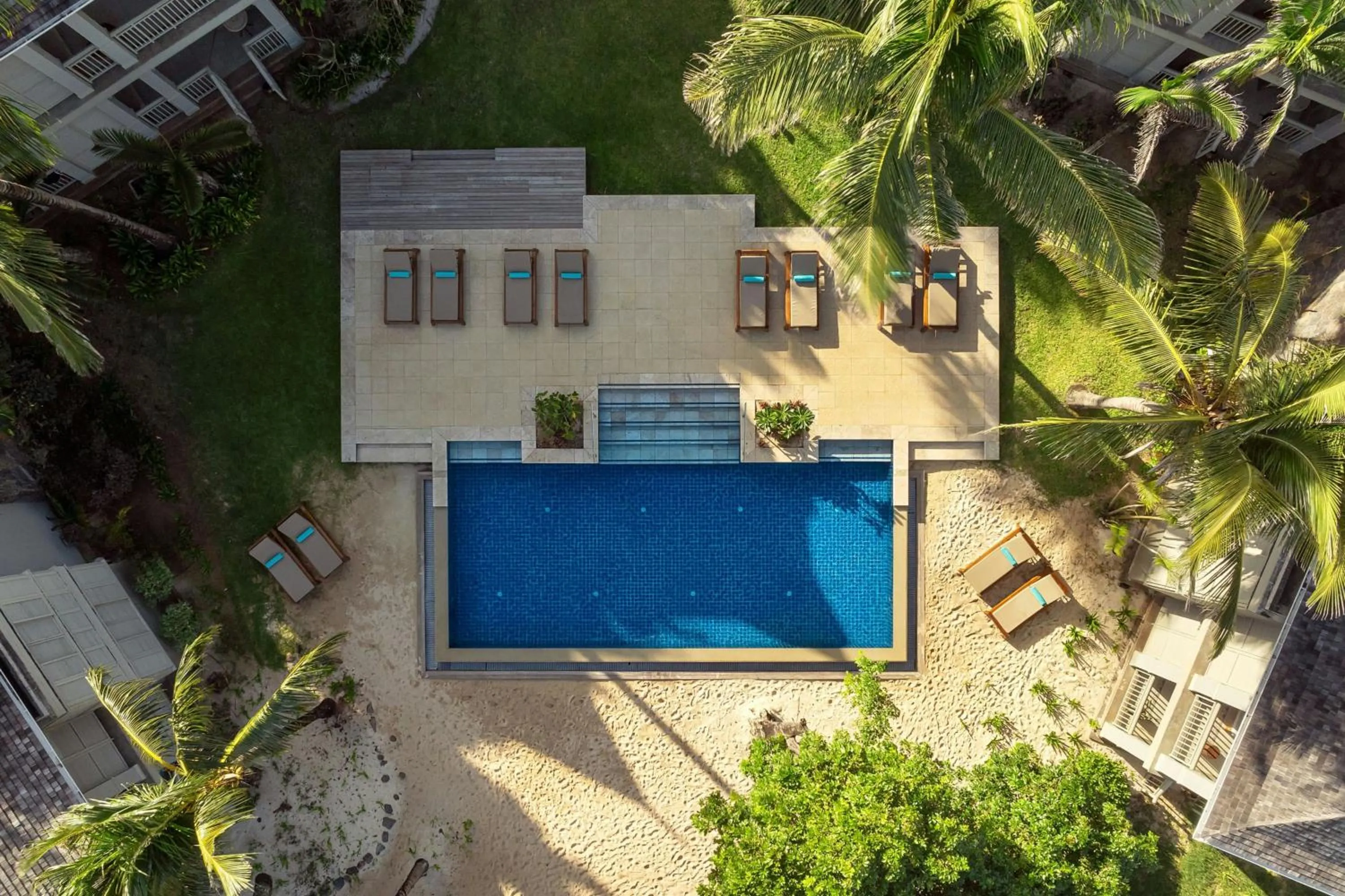 Swimming pool in The St. Regis Le Morne Resort, Mauritius