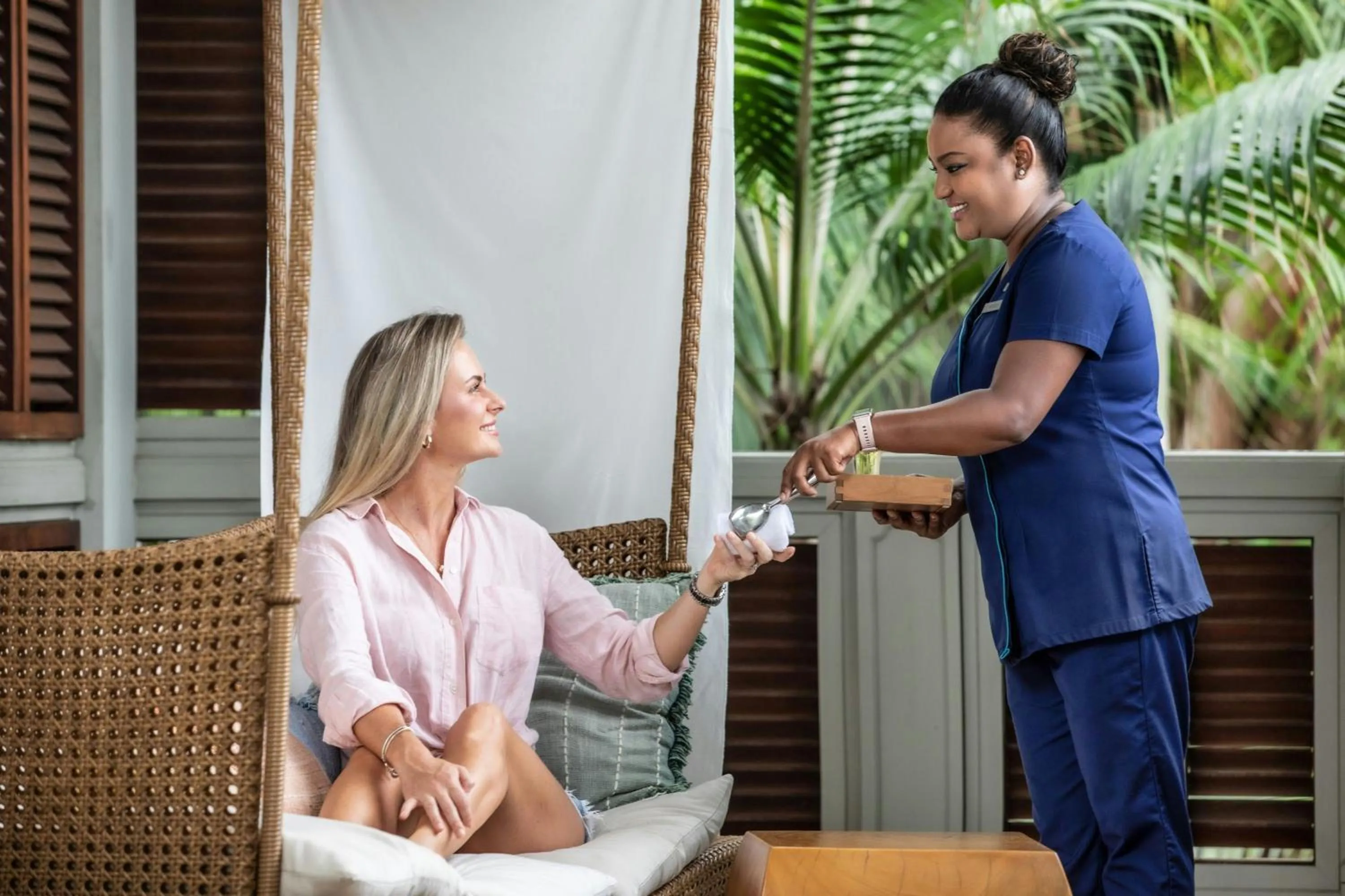 Spa and wellness centre/facilities in The St. Regis Le Morne Resort, Mauritius