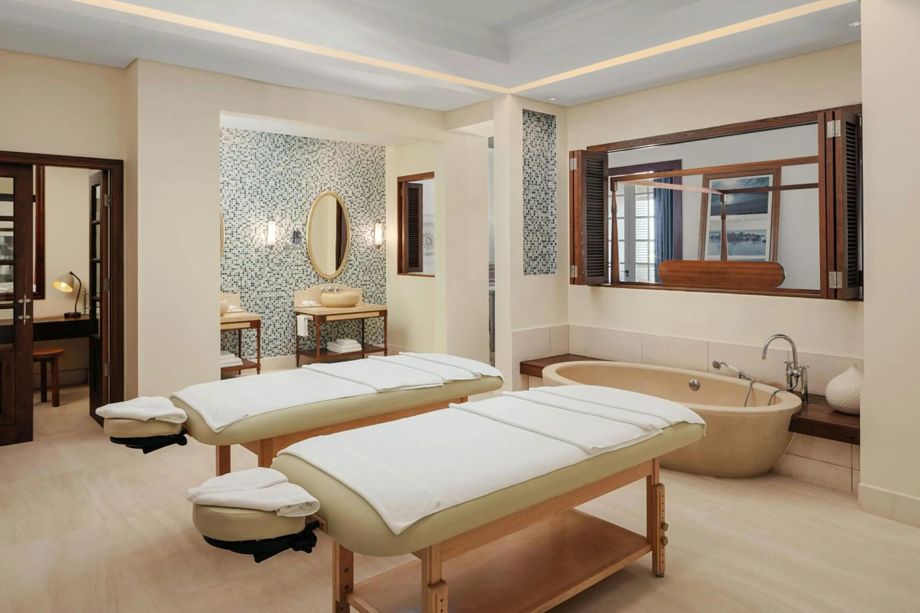 Photo of the whole room, Bed in The St. Regis Le Morne Resort, Mauritius