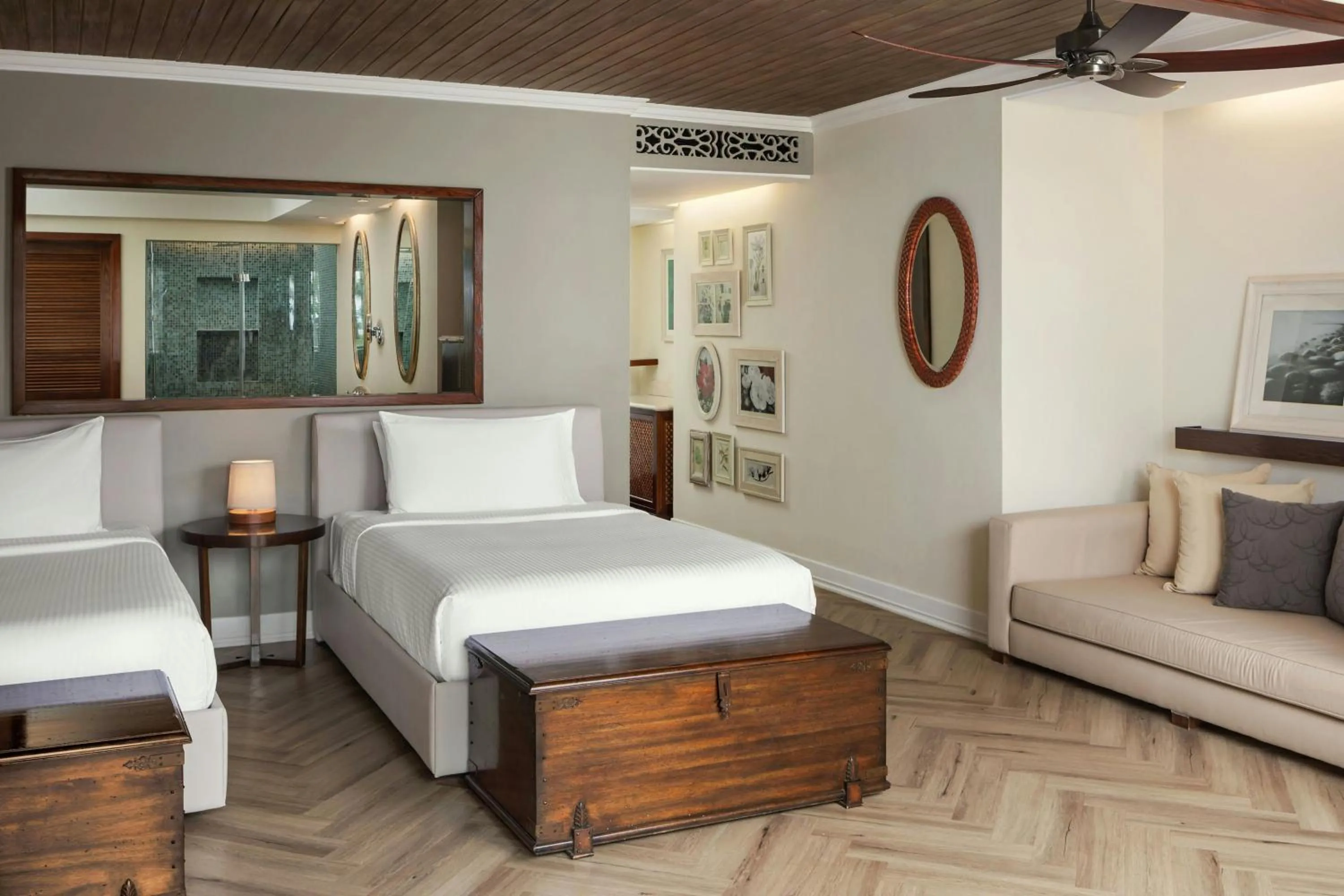 Photo of the whole room, Bed in The St. Regis Le Morne Resort, Mauritius