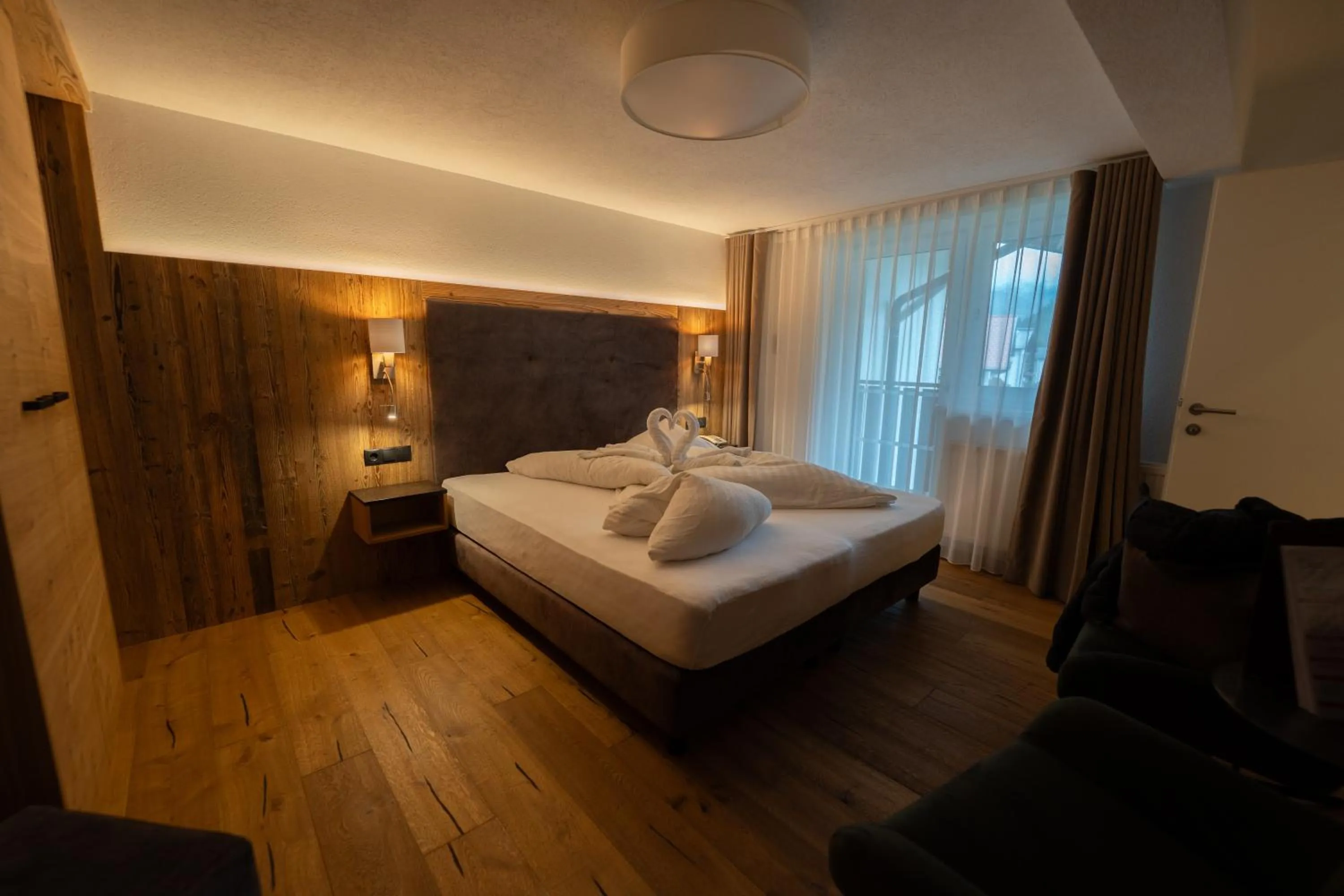 Bed in Alpenhotel Regina