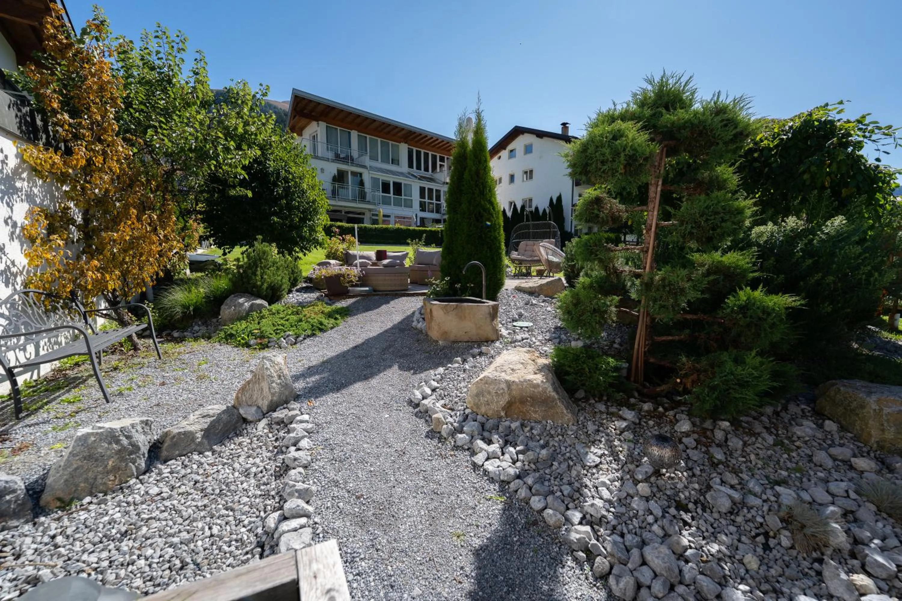 Garden in Alpenhotel Regina