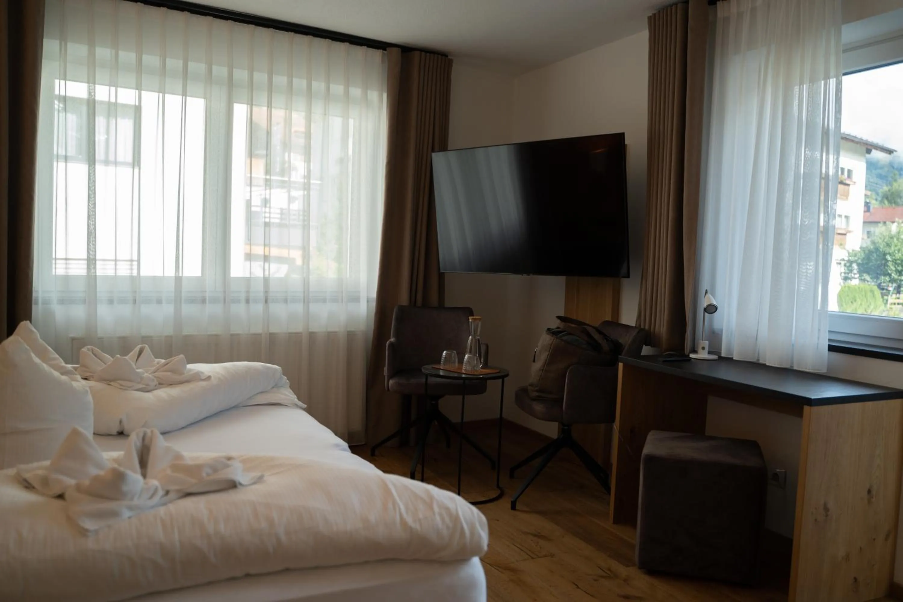 Bed in Alpenhotel Regina