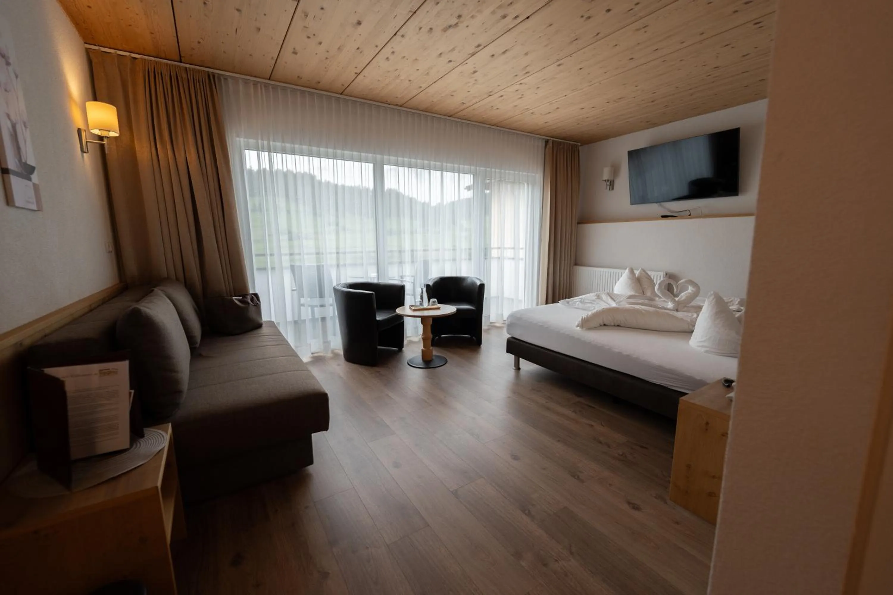 Bed in Alpenhotel Regina