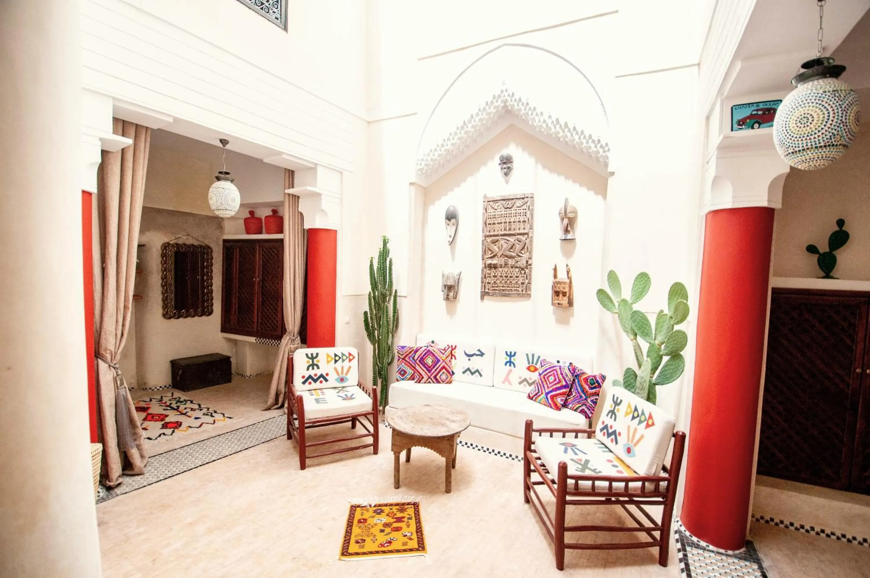 Living room in Riad Chorfa