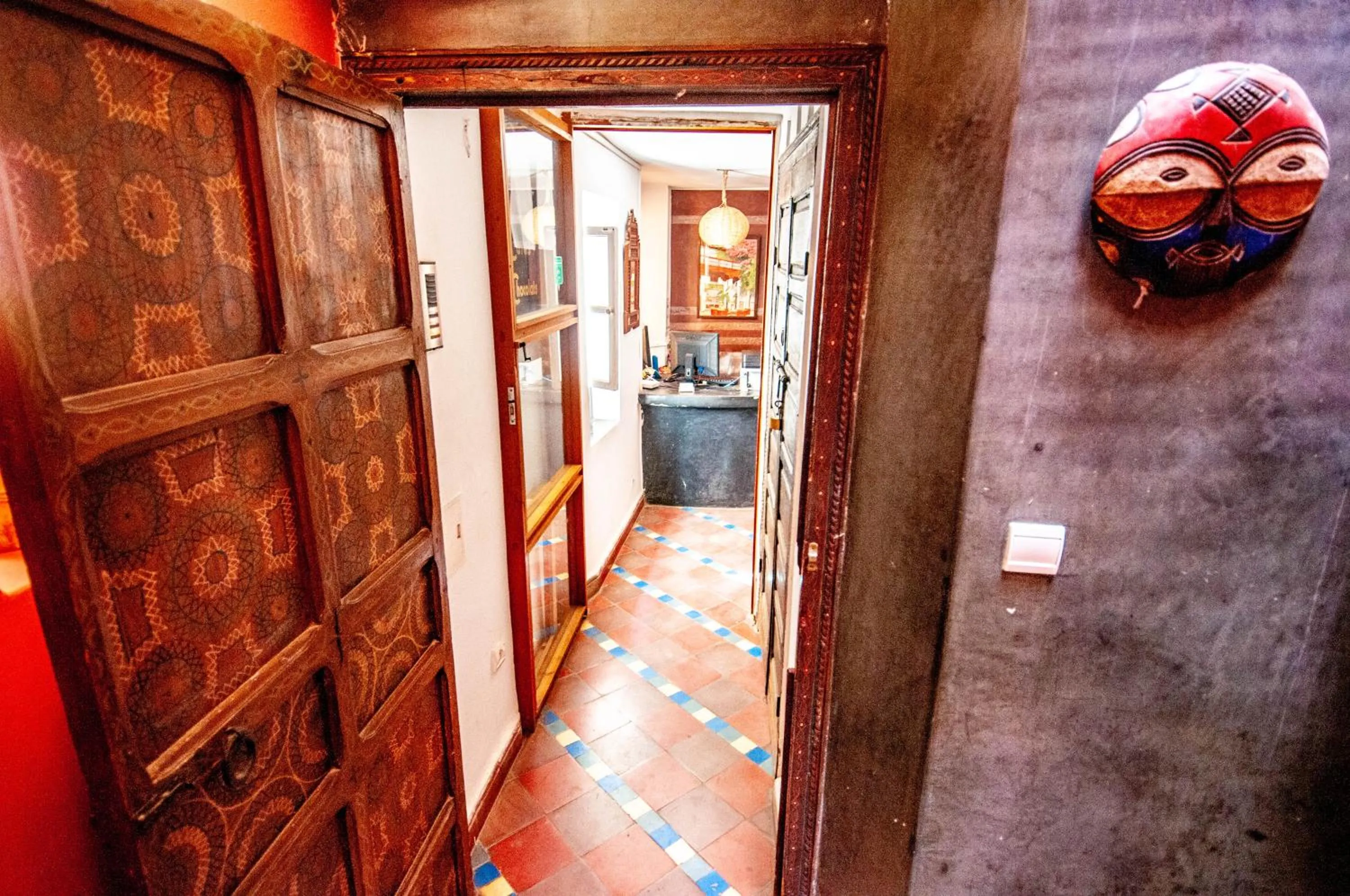 Lobby or reception in Riad Chorfa