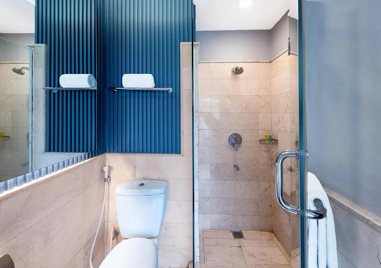 Shower in Oakwood Hotel & Apartments Taman Mini Jakarta