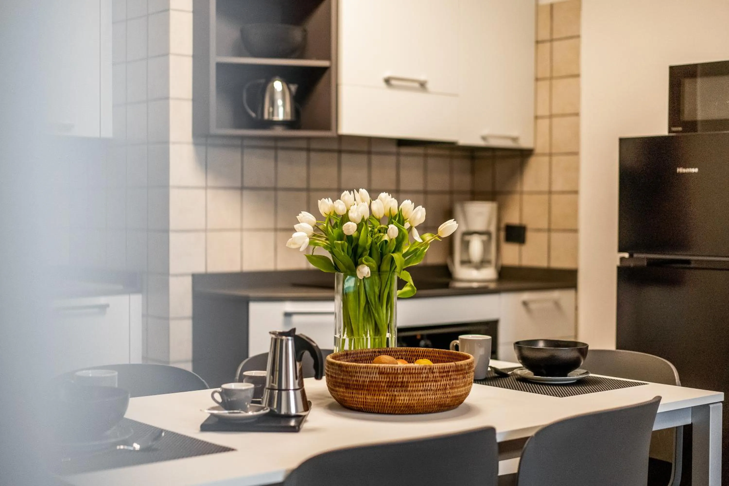 Dining area in Appartamenti Vasco Renna Surf Center
