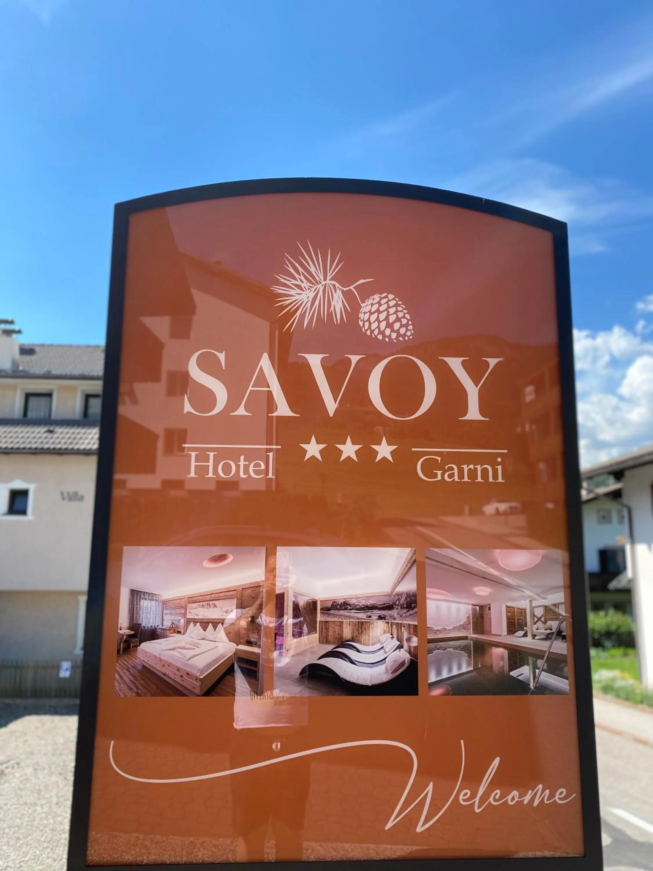 Property logo or sign in Hotel Garni Savoy - new opening