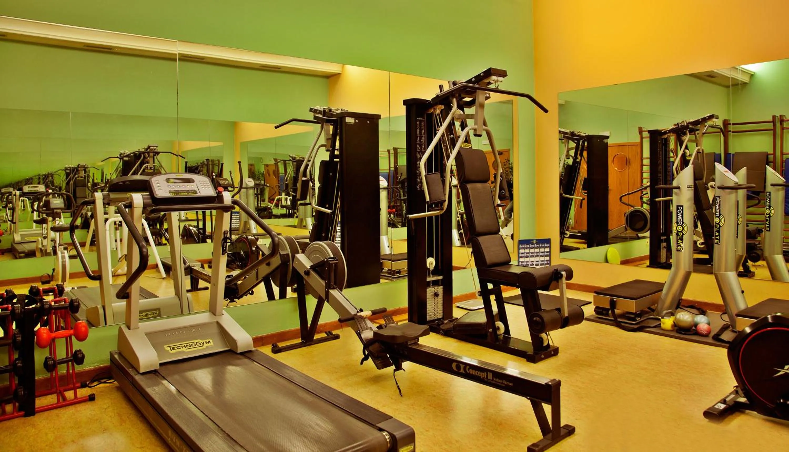 Fitness centre/facilities in Hotel Dos Templarios