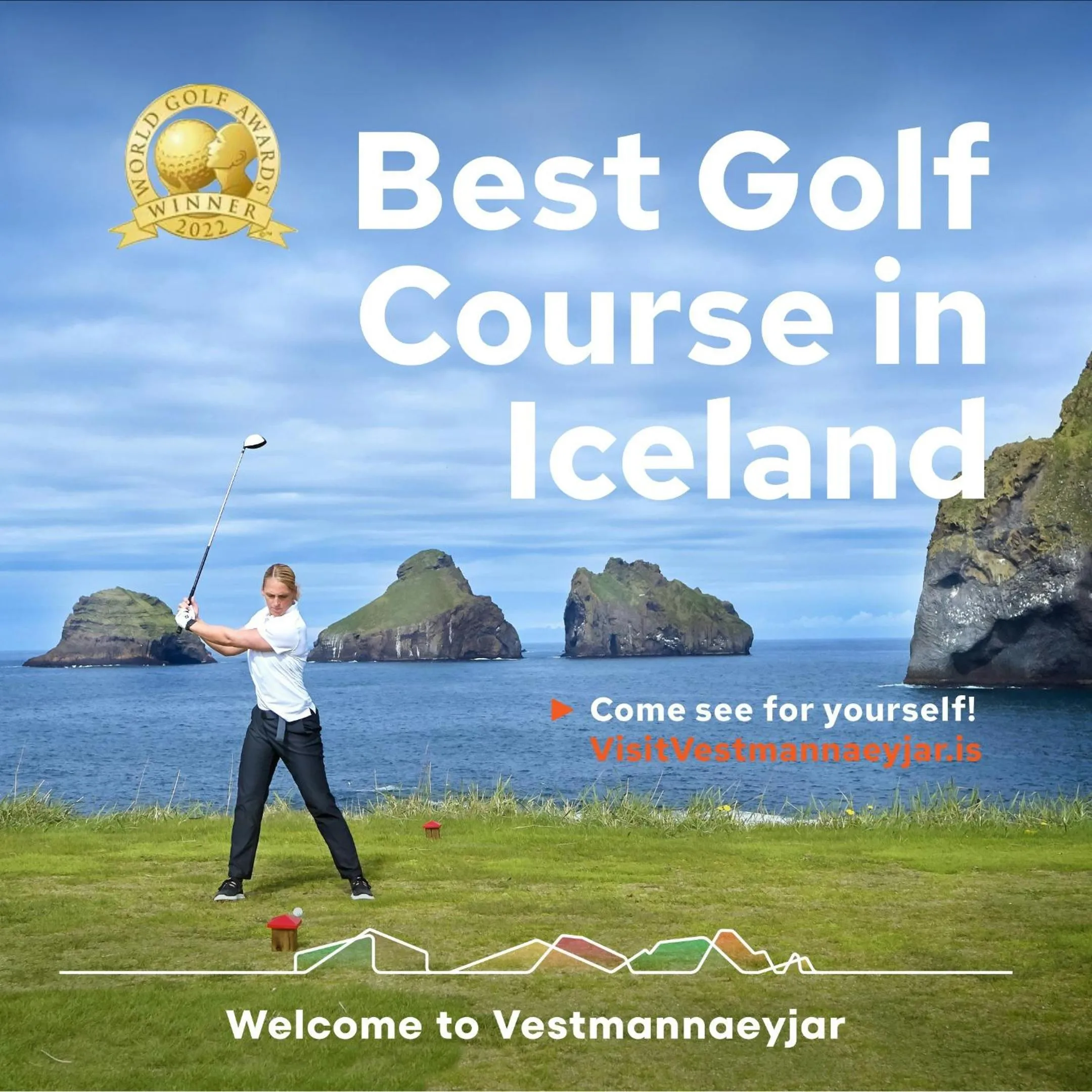 Golfcourse in Hotel Vestmannaeyjar
