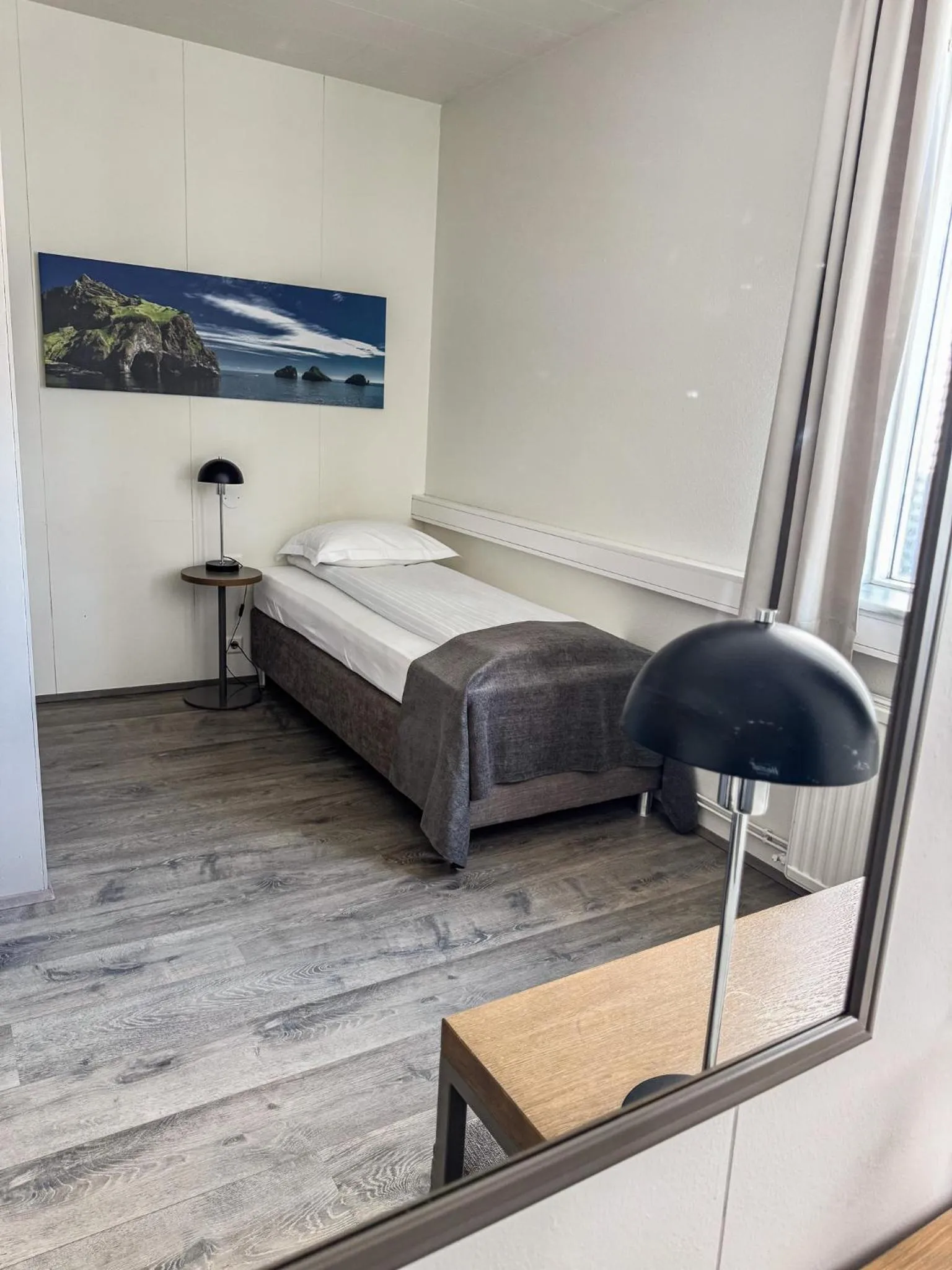 Bed in Hotel Vestmannaeyjar