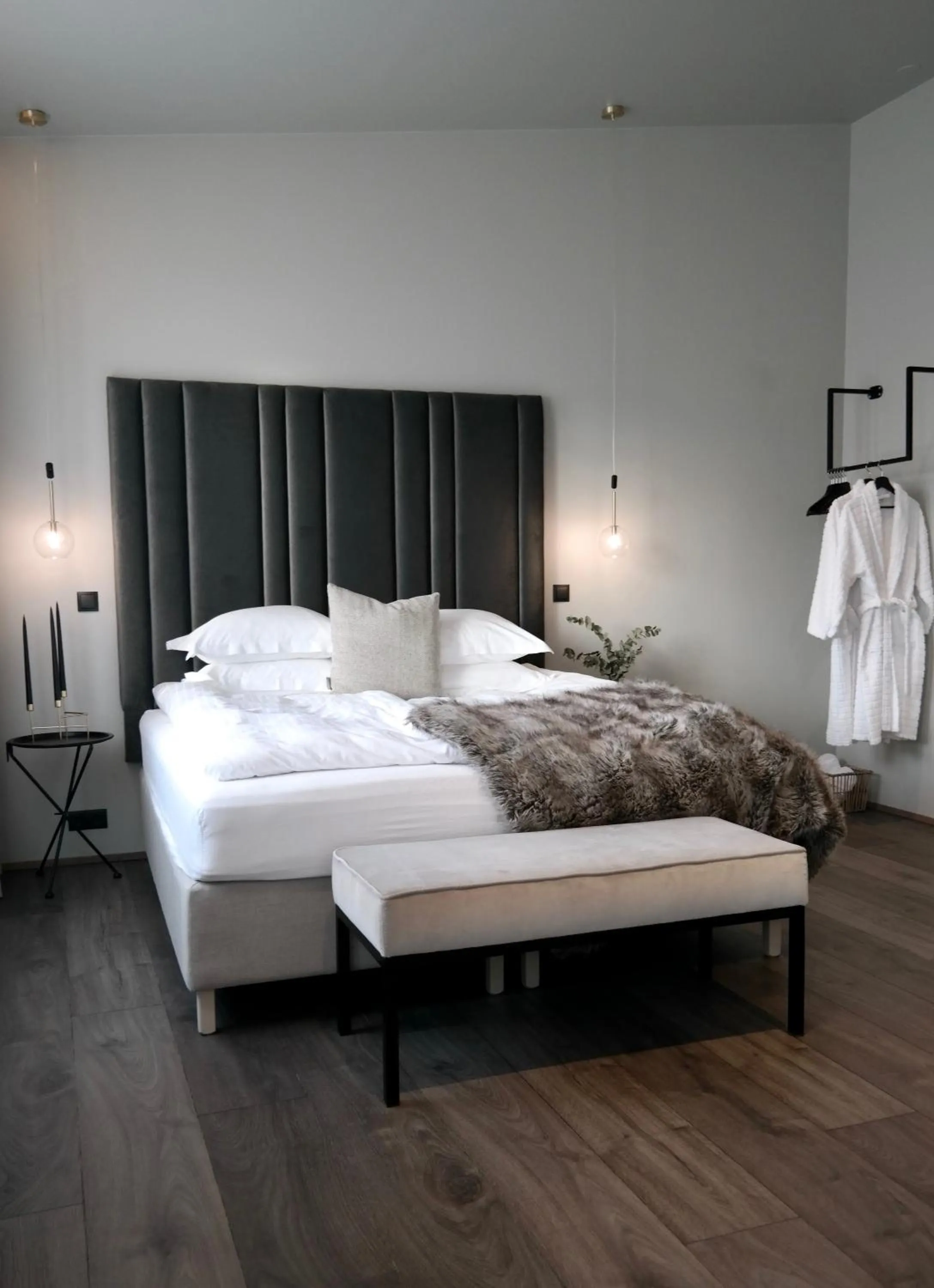 Bed in Hotel Vestmannaeyjar