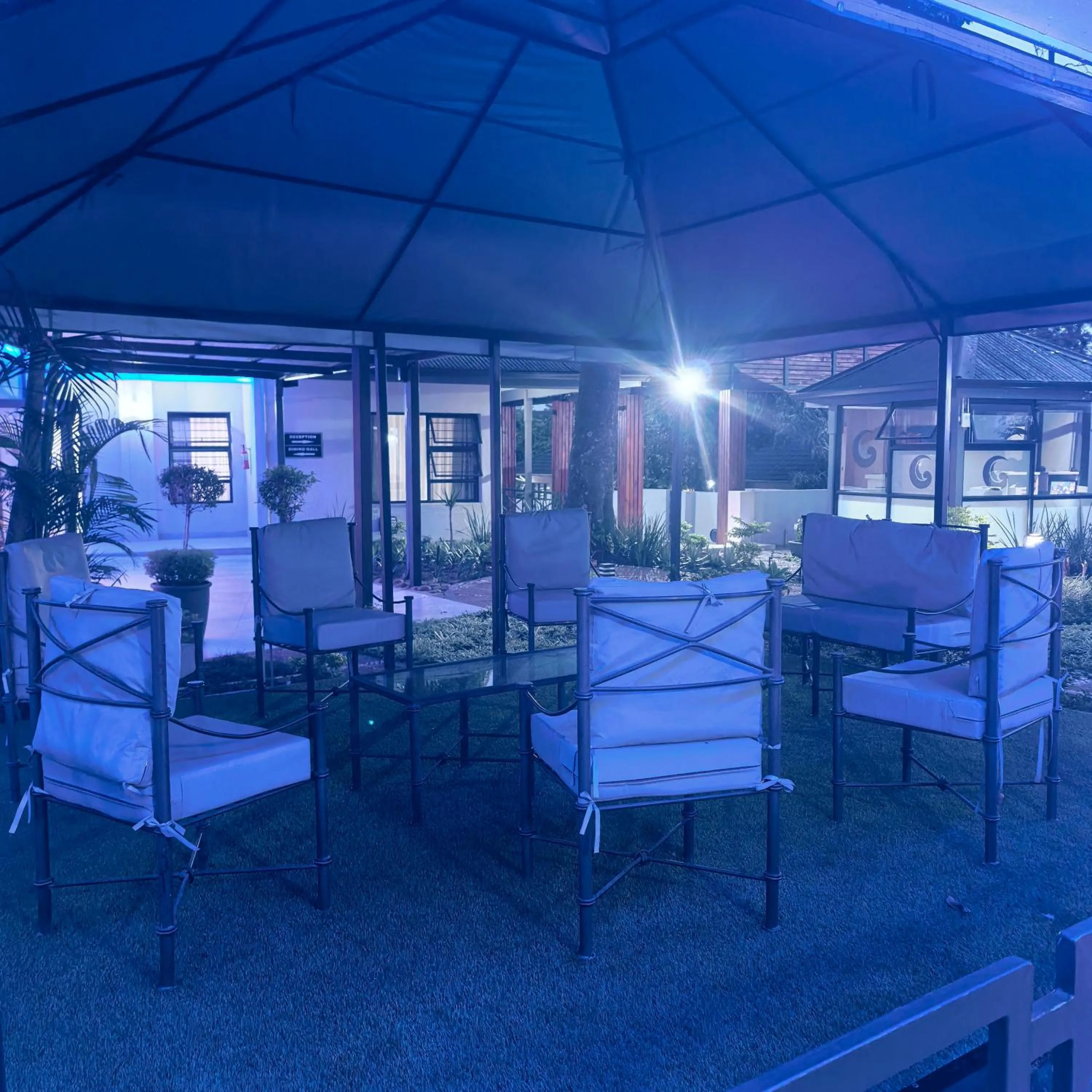 Patio in Cascades Guest Lodge