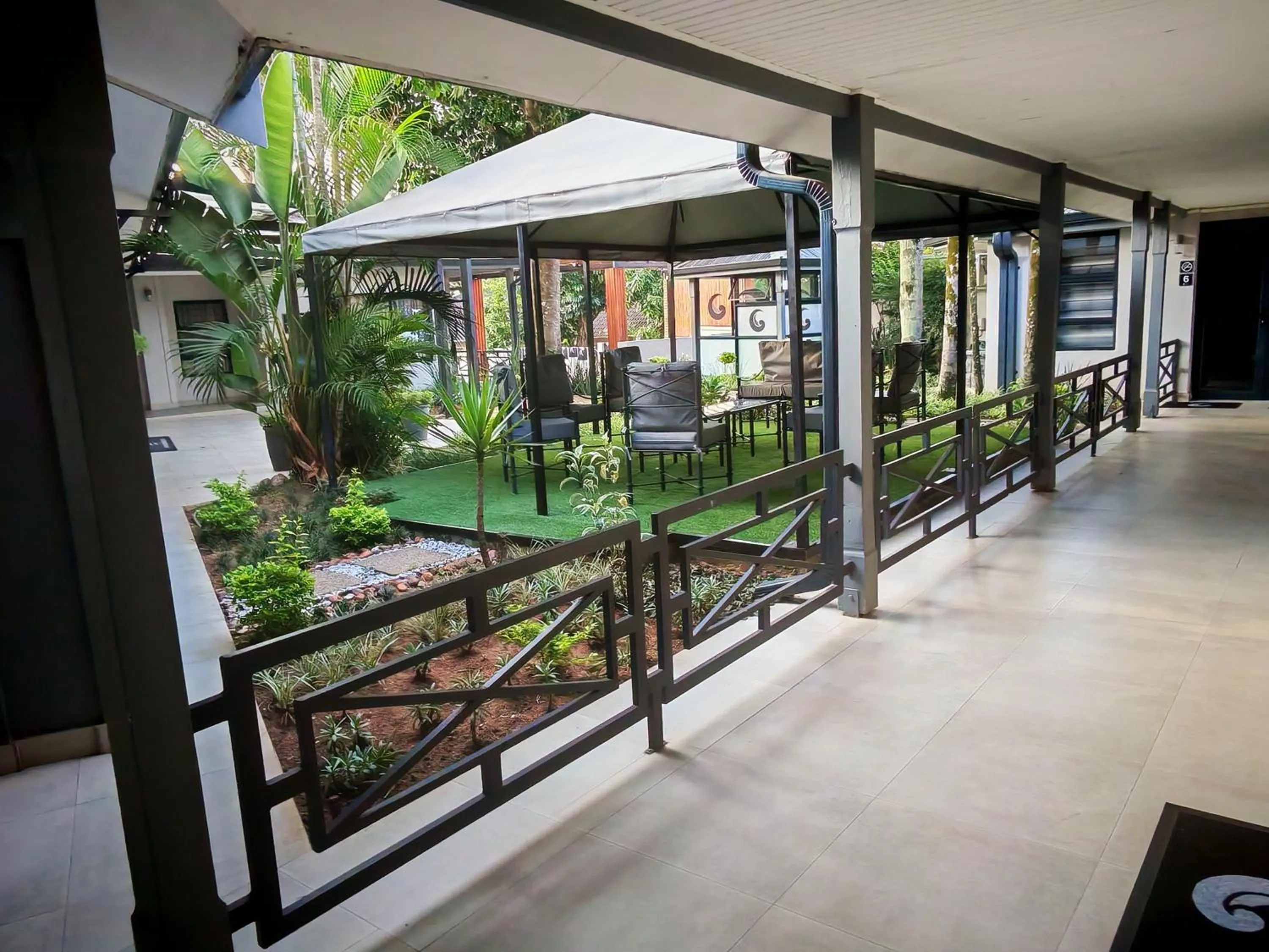 Garden in Cascades Guest Lodge