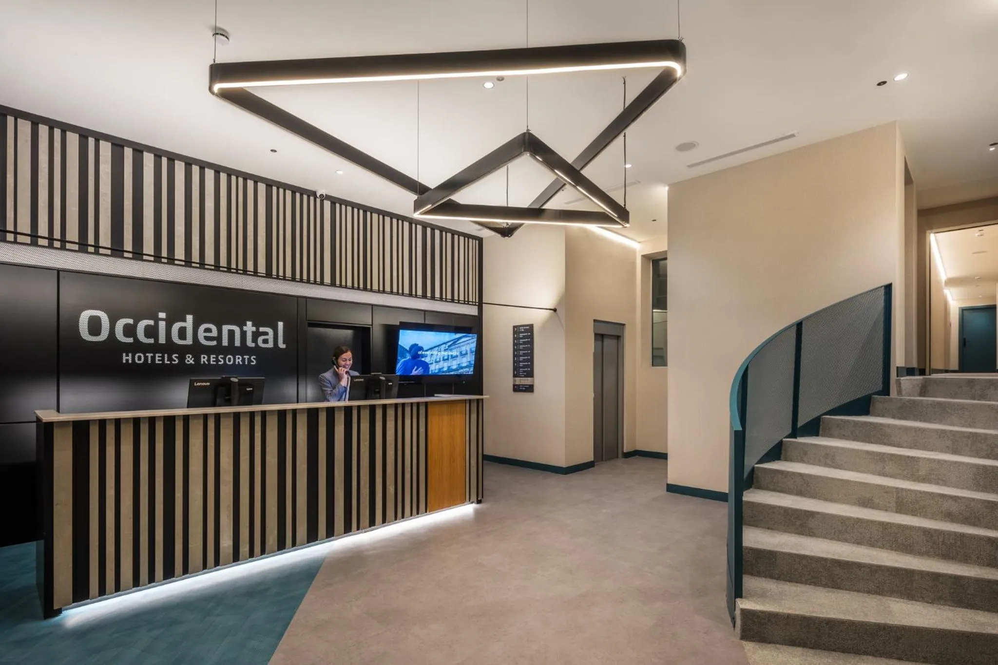 Lobby or reception in Occidental Las Canteras