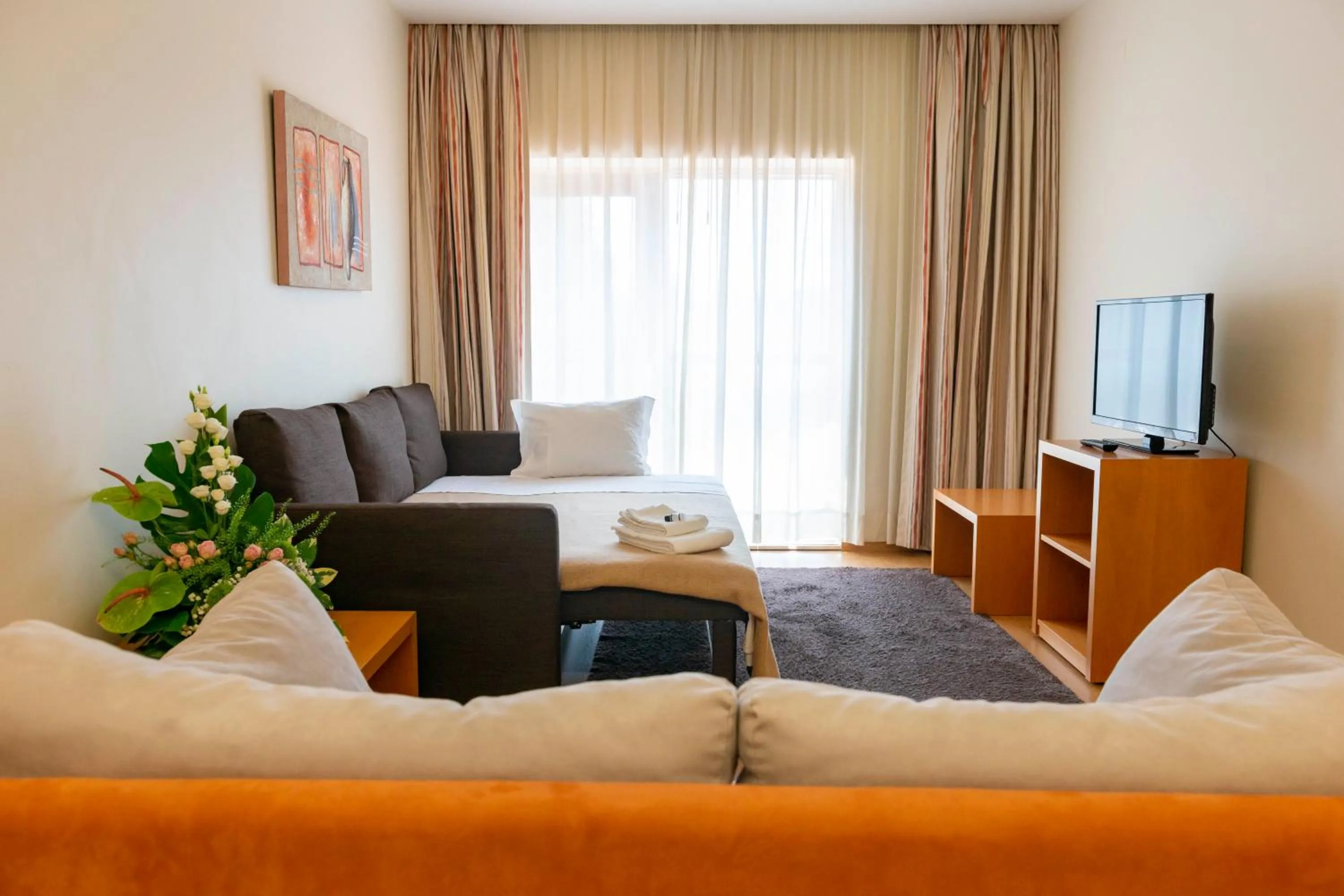 Bed in Eurosol Residence Hotel Apartamento