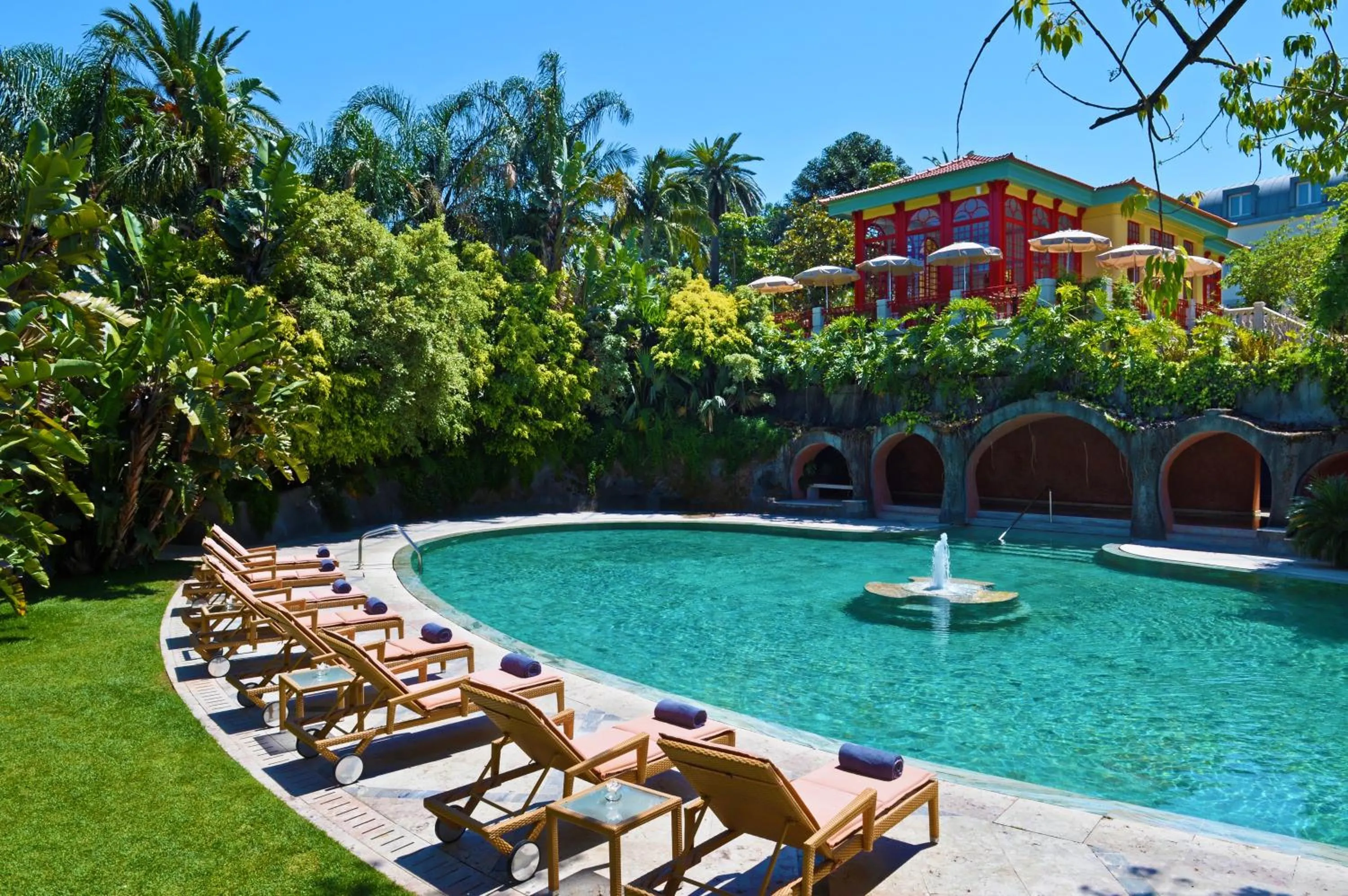 Swimming pool in Pestana Palace Lisboa Hotel & National Monument - The Leading Hotels of the World