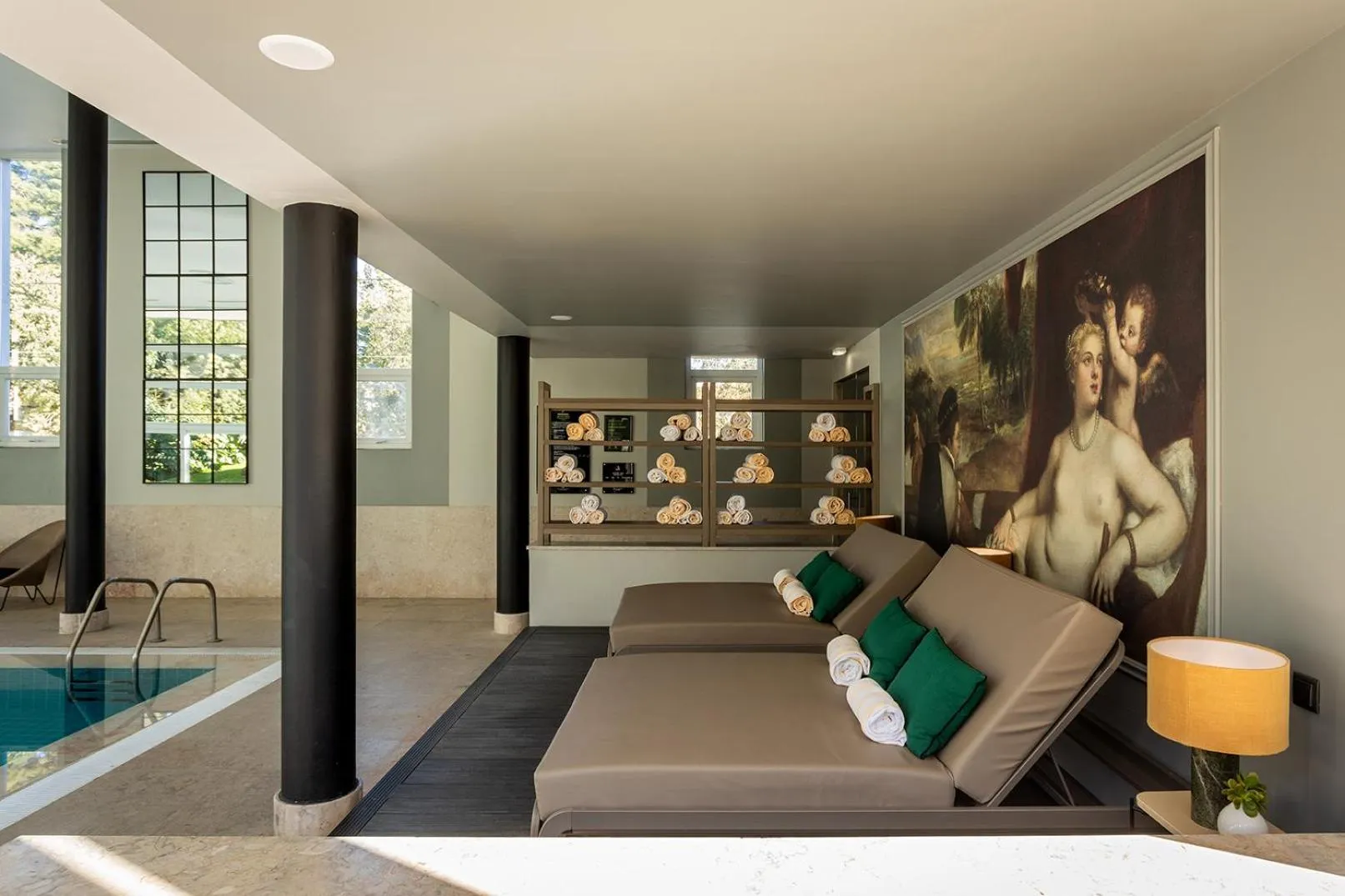 Swimming pool in Pestana Palace Lisboa Hotel & National Monument - The Leading Hotels of the World