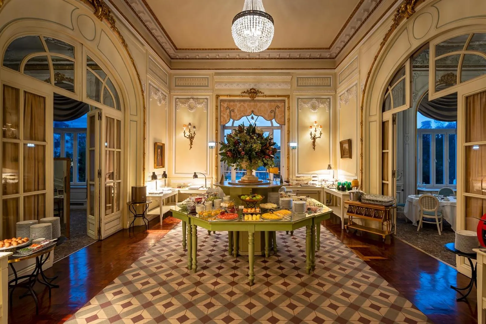Buffet breakfast in Pestana Palace Lisboa Hotel & National Monument - The Leading Hotels of the World