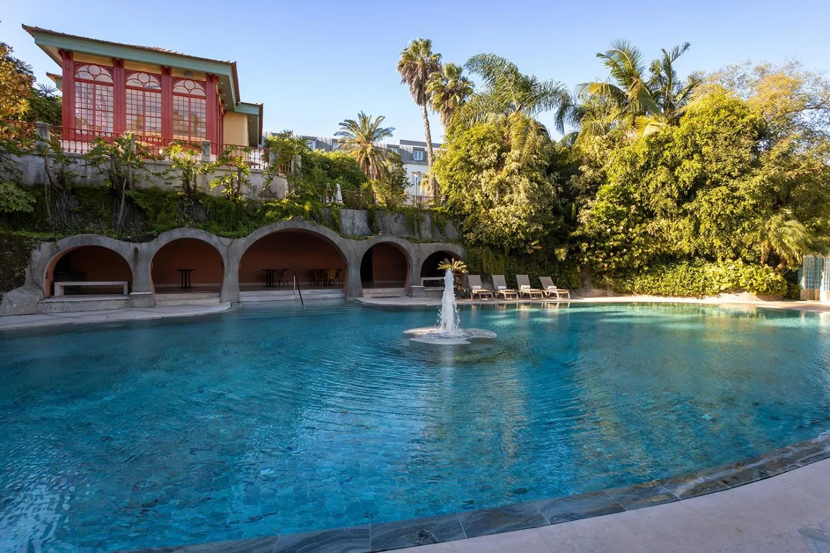 Swimming pool in Pestana Palace Lisboa Hotel & National Monument - The Leading Hotels of the World