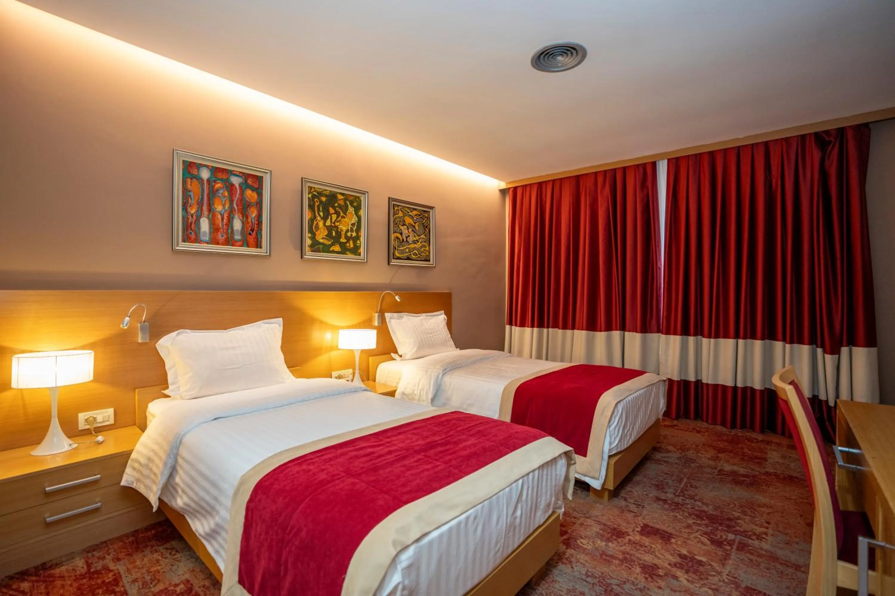 Bed in Hotel Colosseo & Spa