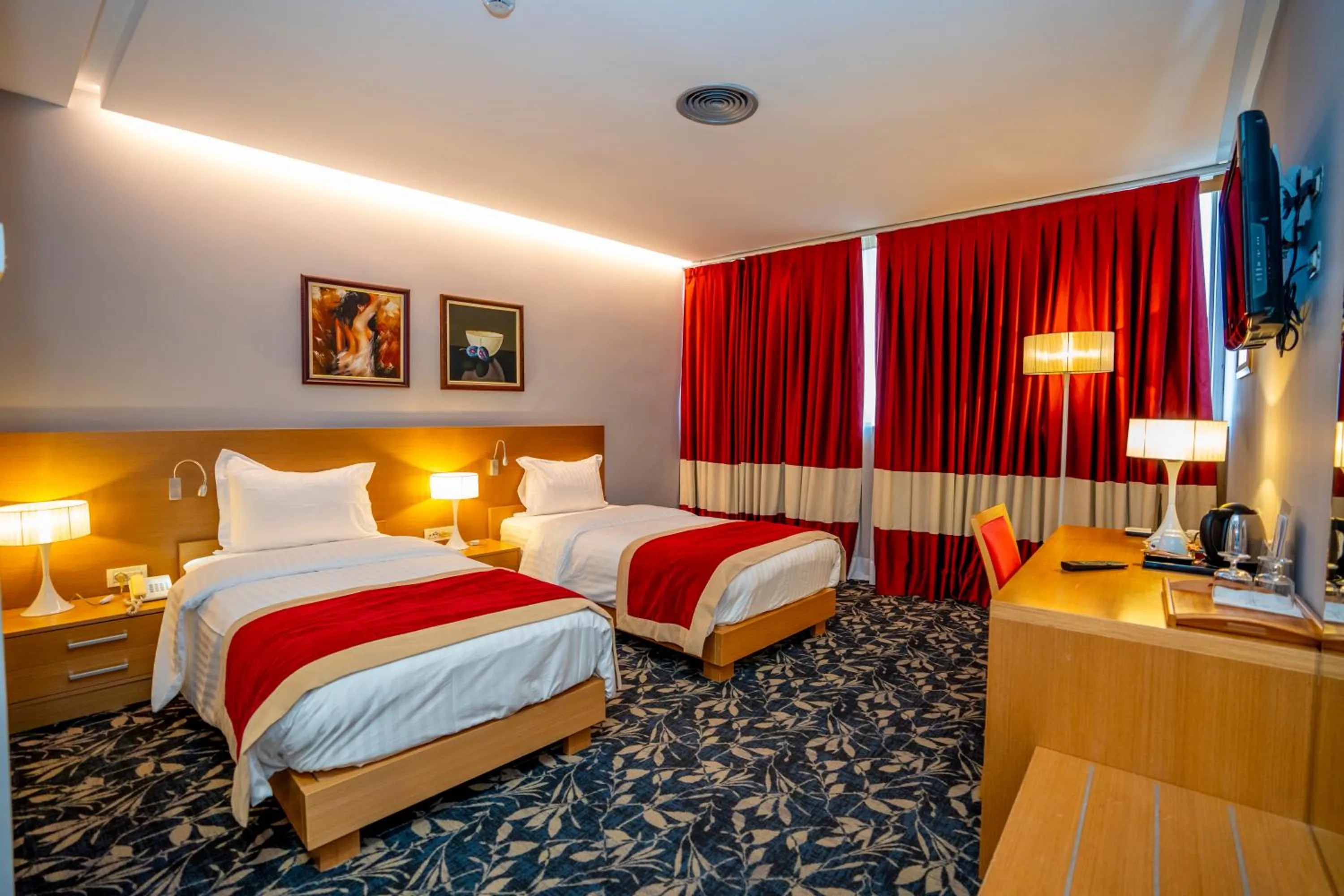 Bed in Hotel Colosseo & Spa