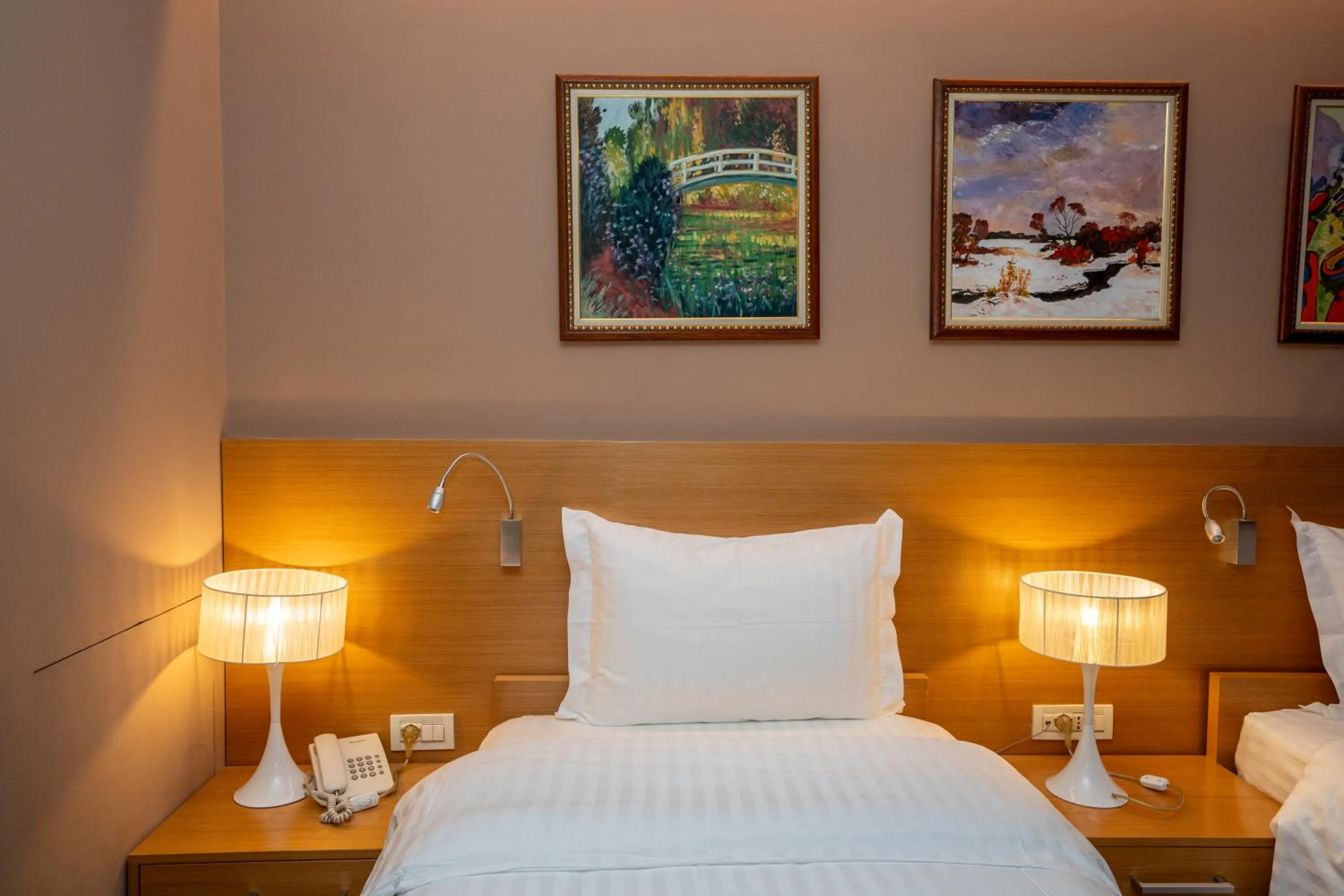 Bed in Hotel Colosseo & Spa