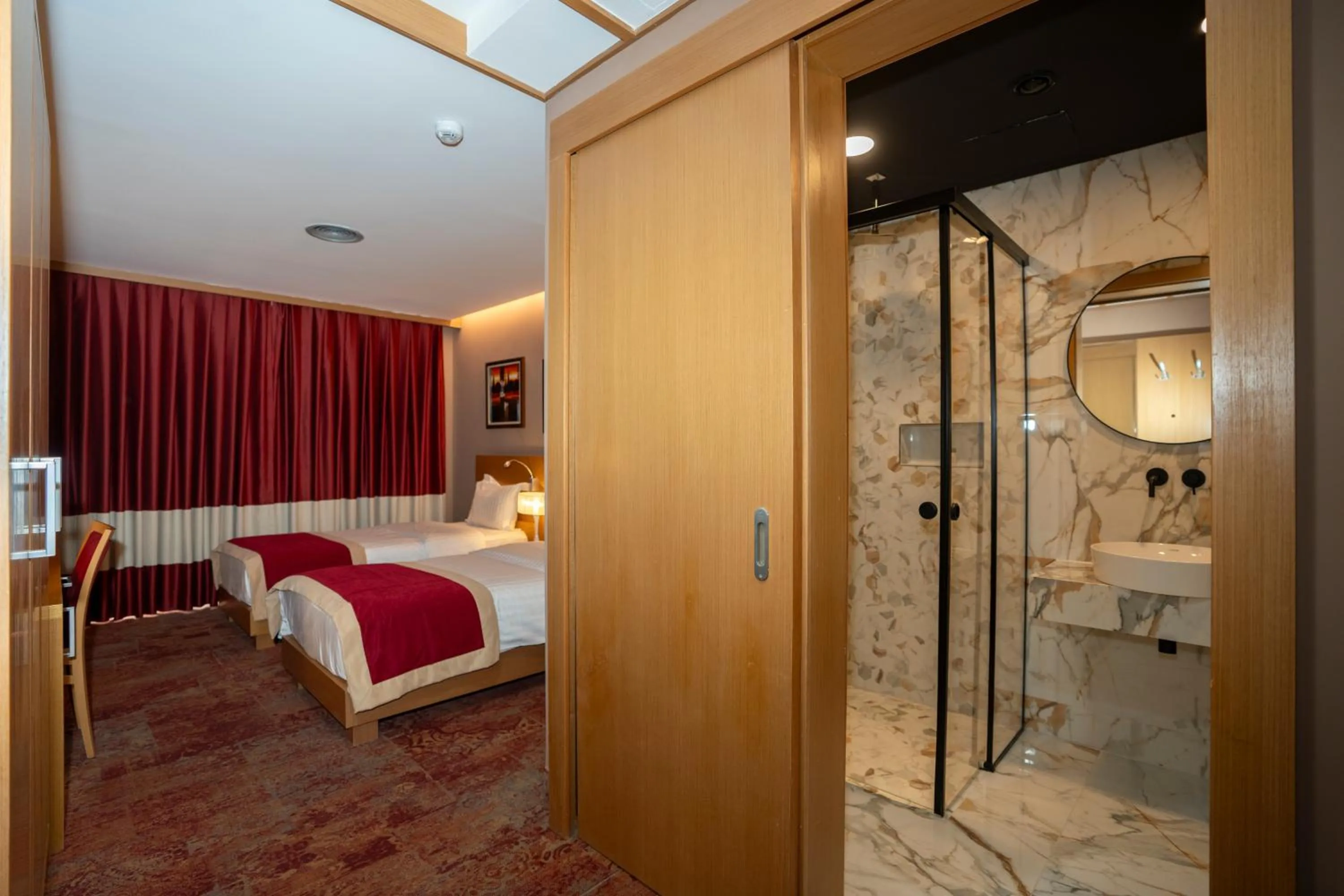 Bed in Hotel Colosseo & Spa