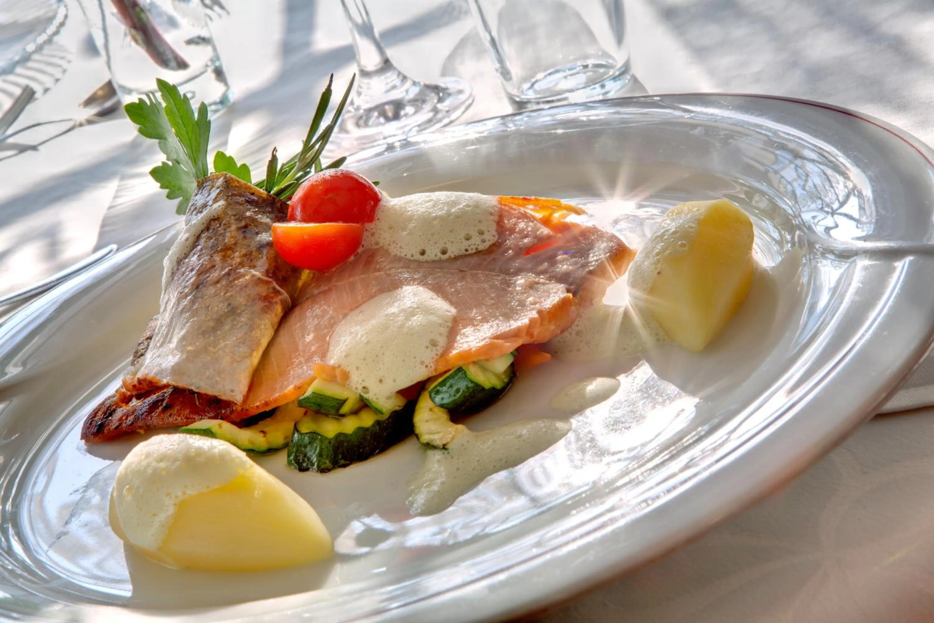 Food close-up in Parkhotel Plauserhof