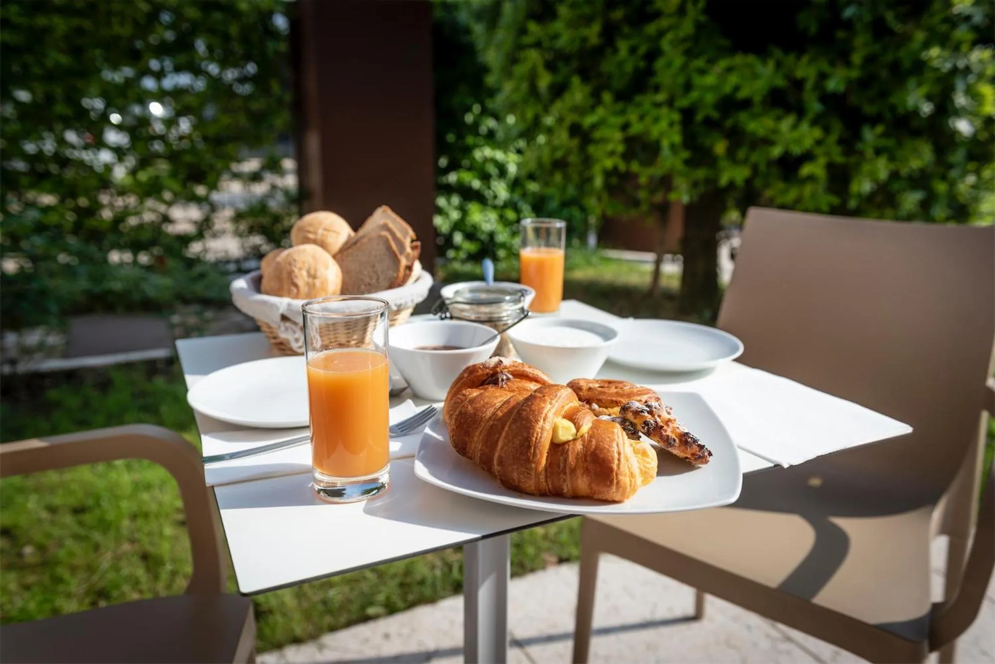 Italian breakfast in Agriturismo Ca' Giulietta