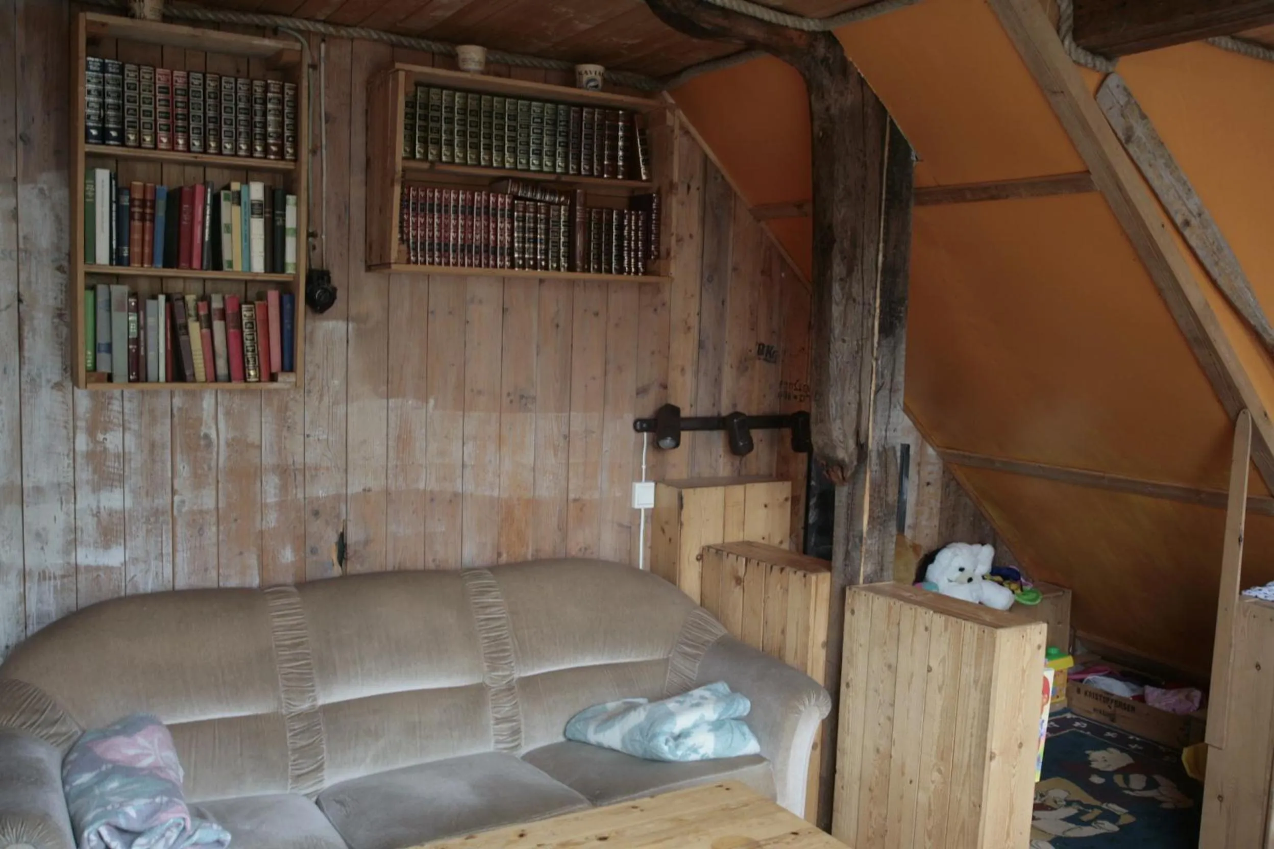 Living room in Holmvik Brygge Nyksund