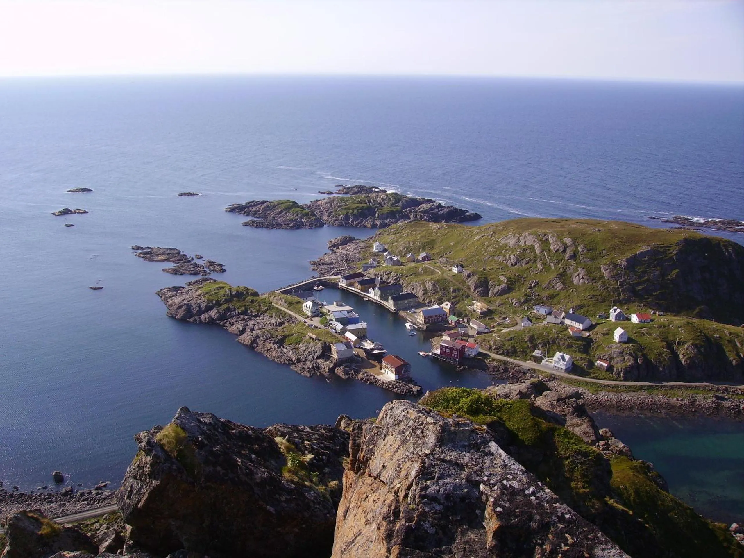 Natural landscape in Holmvik Brygge Nyksund