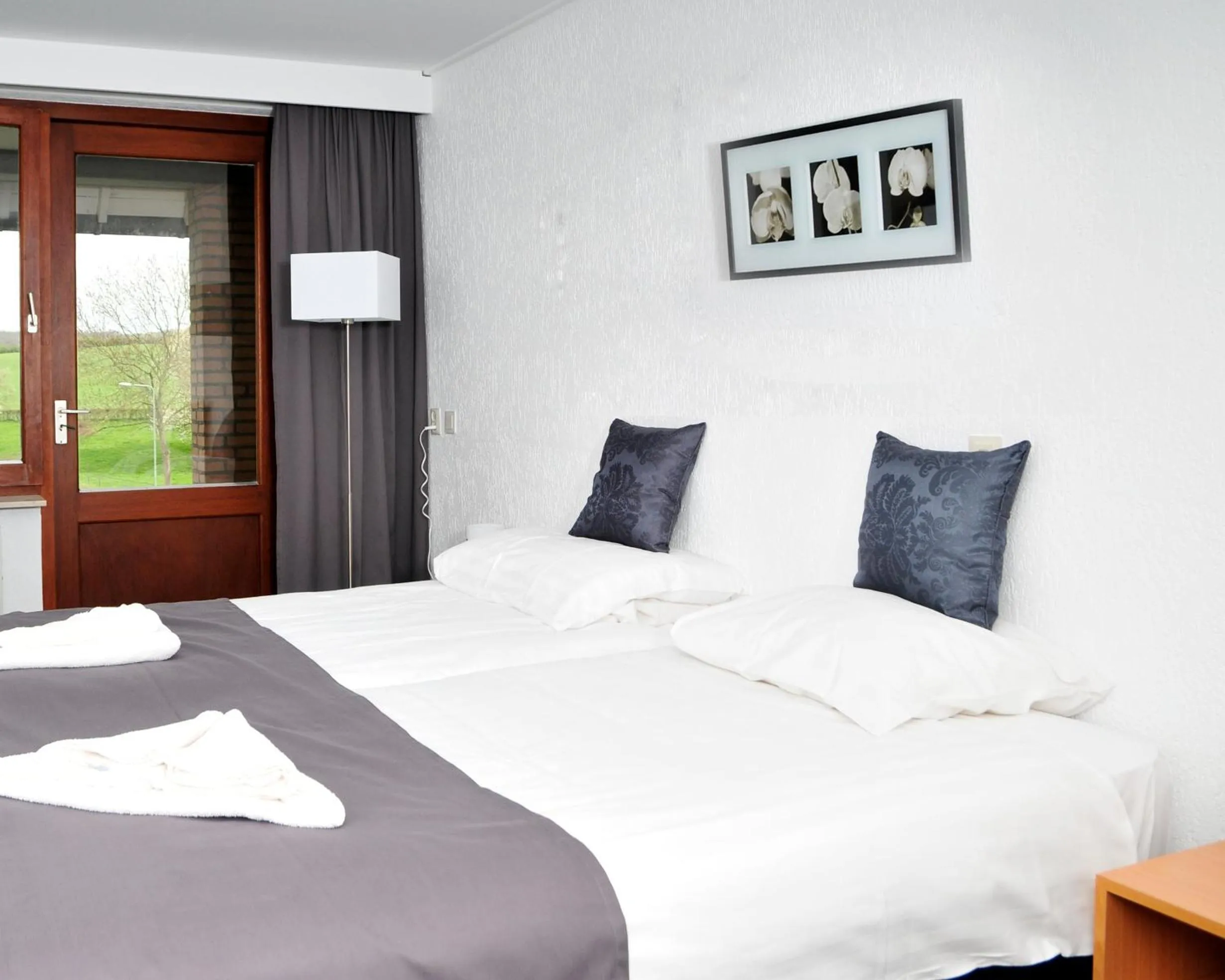 Decorative detail, Bed in Hotel Eperland